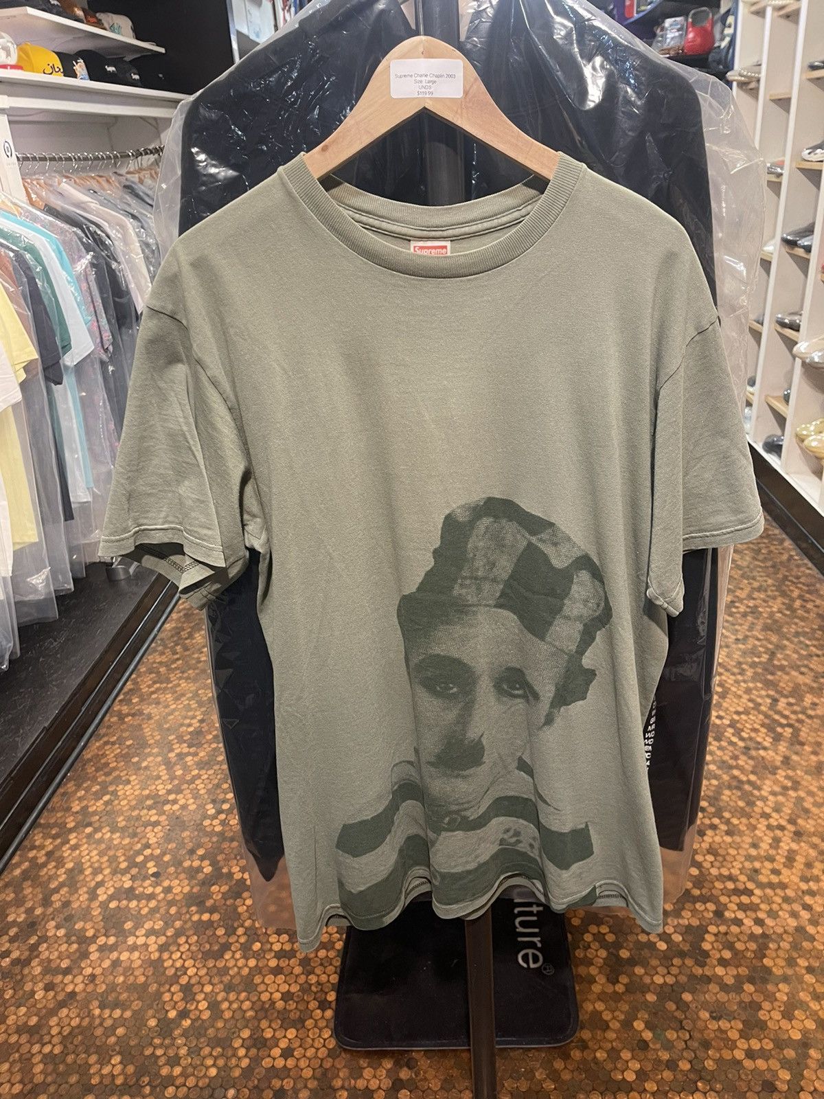 Supreme x Charlie Chaplin Tee