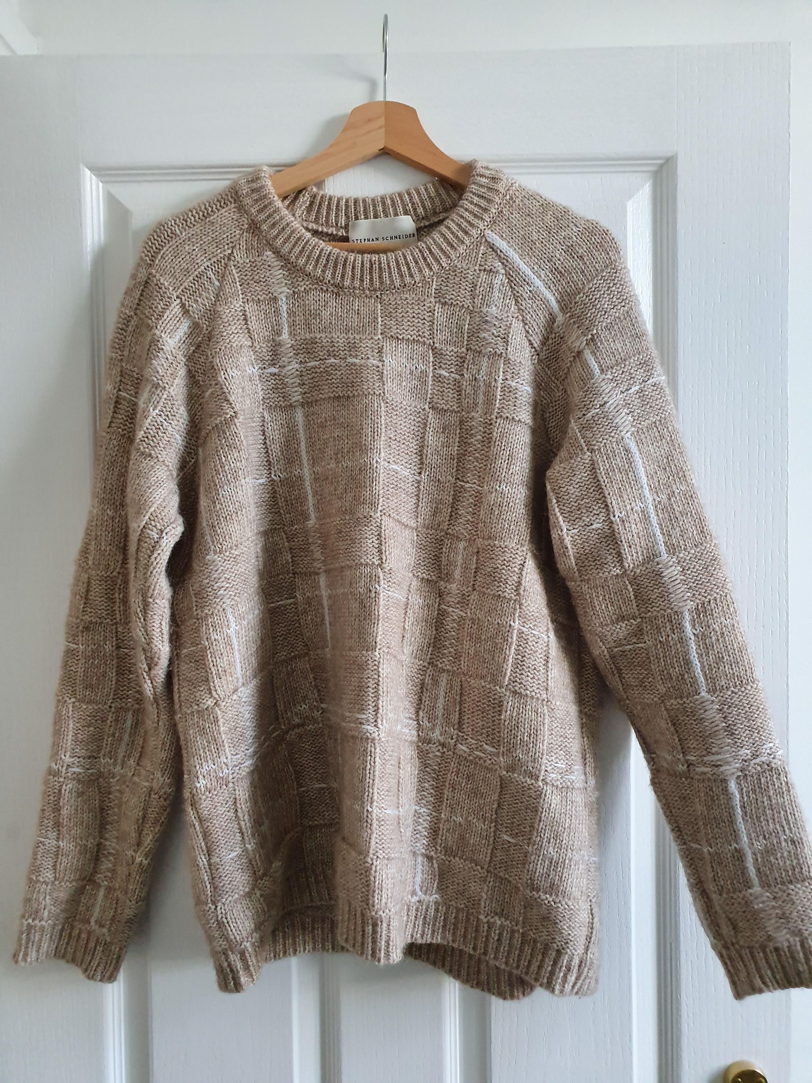 No Man Walks Alone × Stephan Schneider "Anchor" Crewneck Sweater Size 5 V in Sand Beige Size US L / EU 52-54 / 3 - 1 Thumbnail