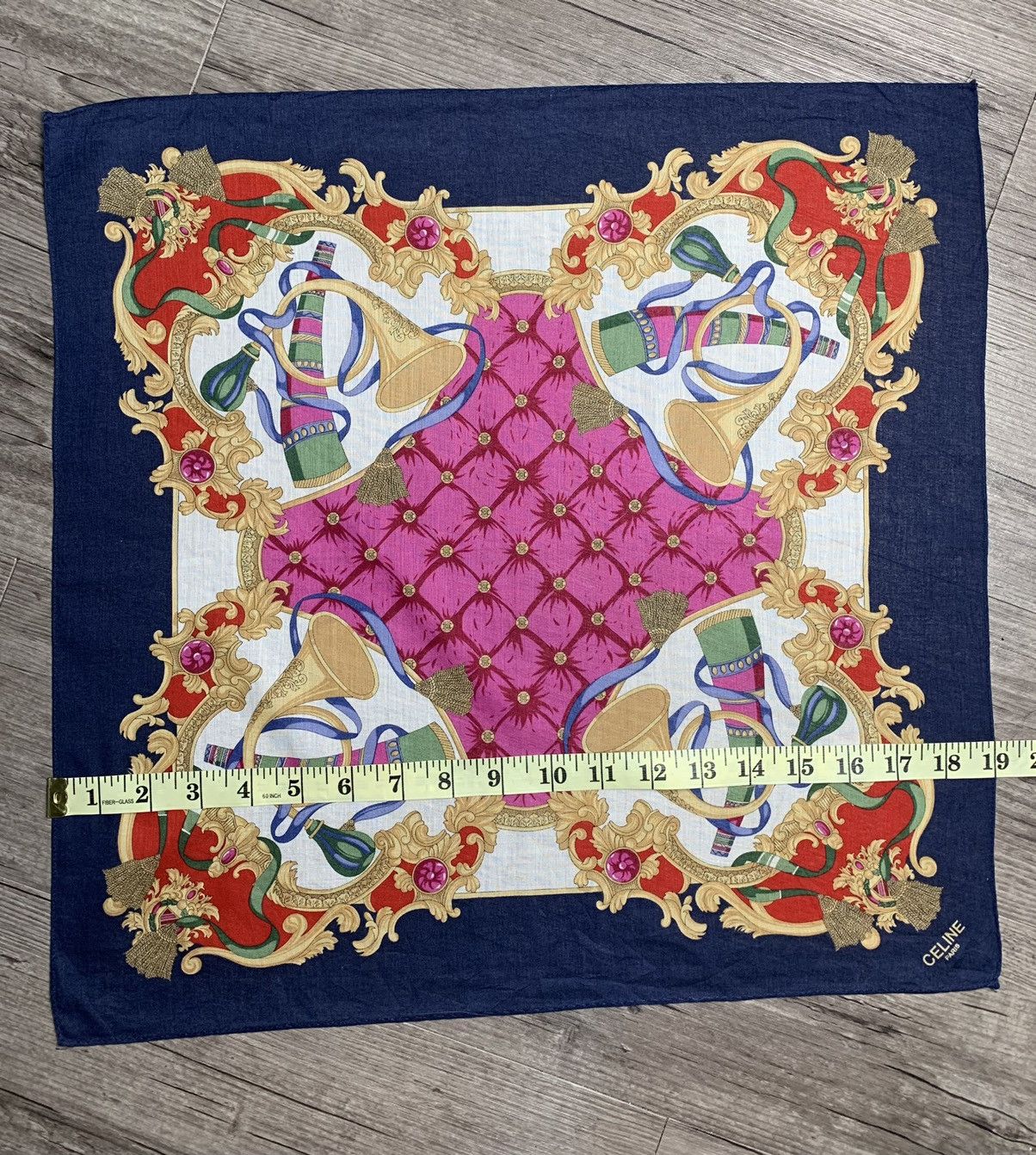Celine Celine Handkerchief Neckerchief Pocketsquares Size ONE SIZE - 5 Thumbnail