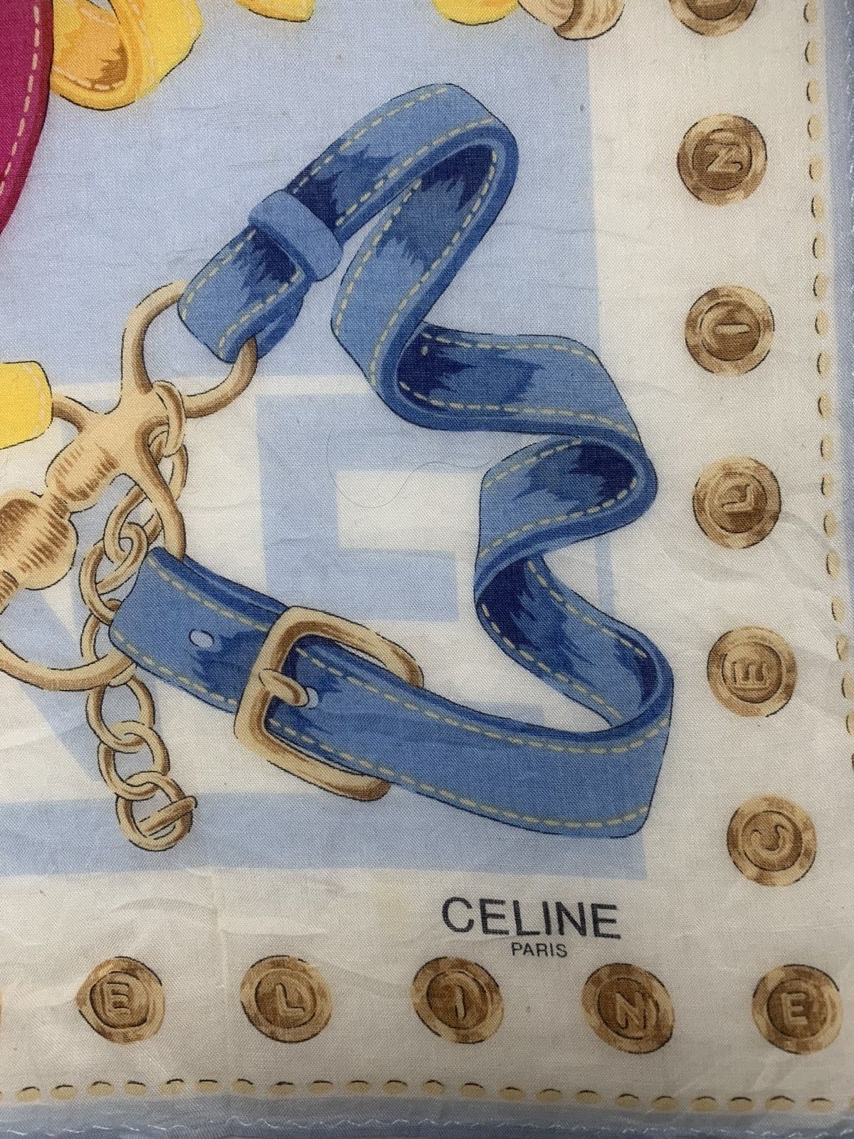Celine Celine Handkerchief Neckerchief Pocketsquares Size ONE SIZE - 2 Thumbnail
