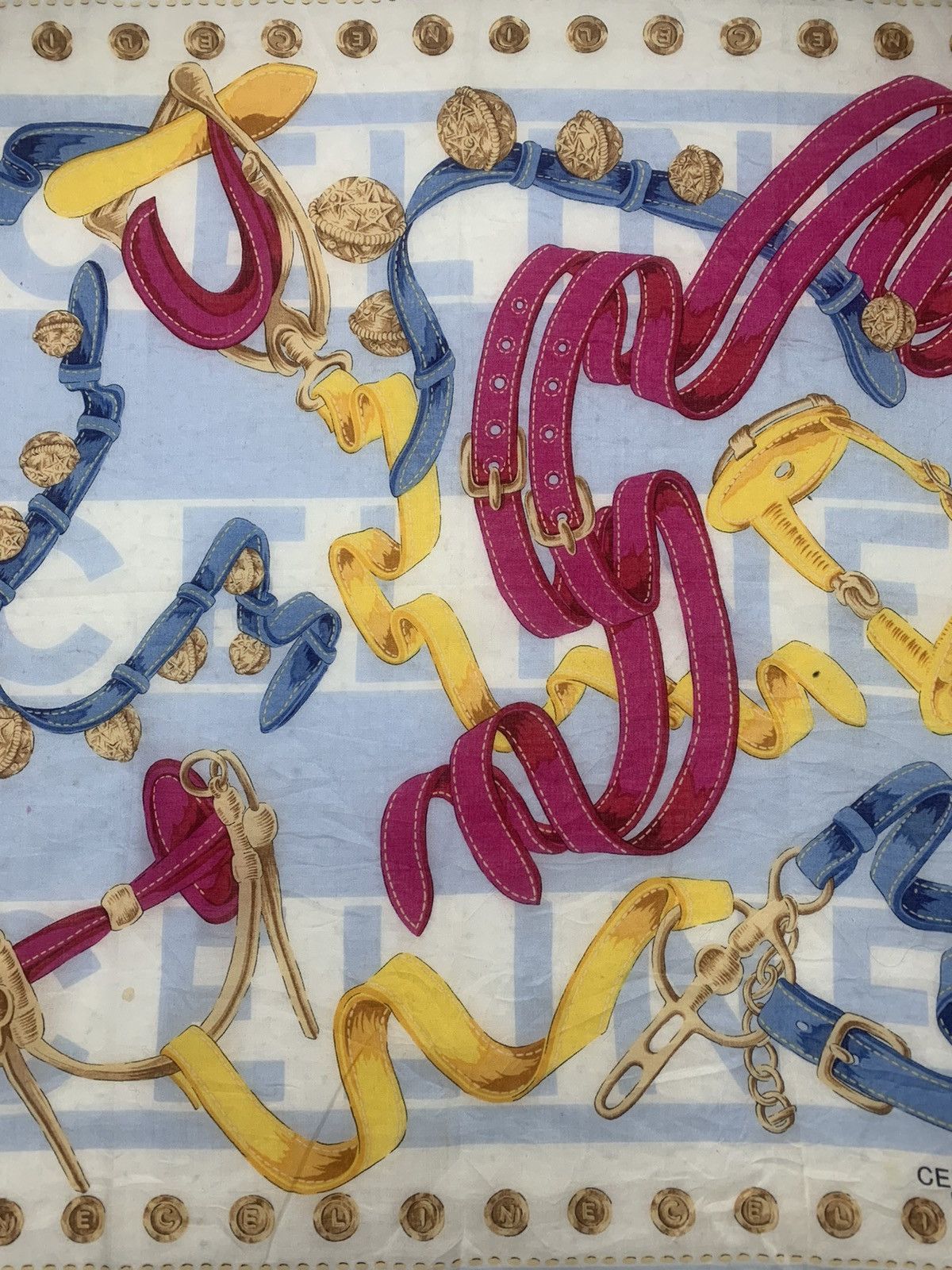 Celine Celine Handkerchief Neckerchief Pocketsquares Size ONE SIZE - 4 Thumbnail
