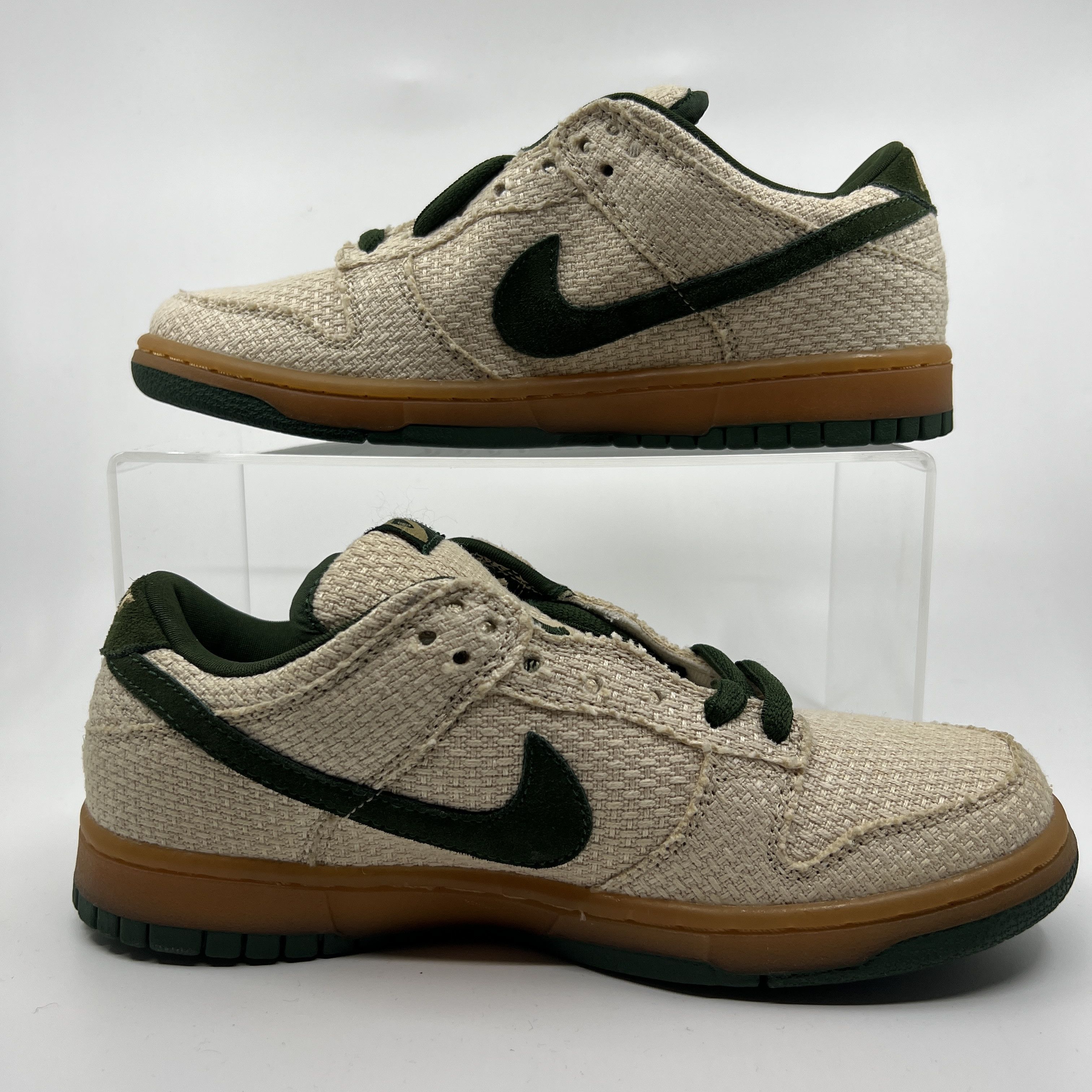 Nike Nike SB Dunk Low Green Hemp Size US 7 / EU 40 - 2 Thumbnail