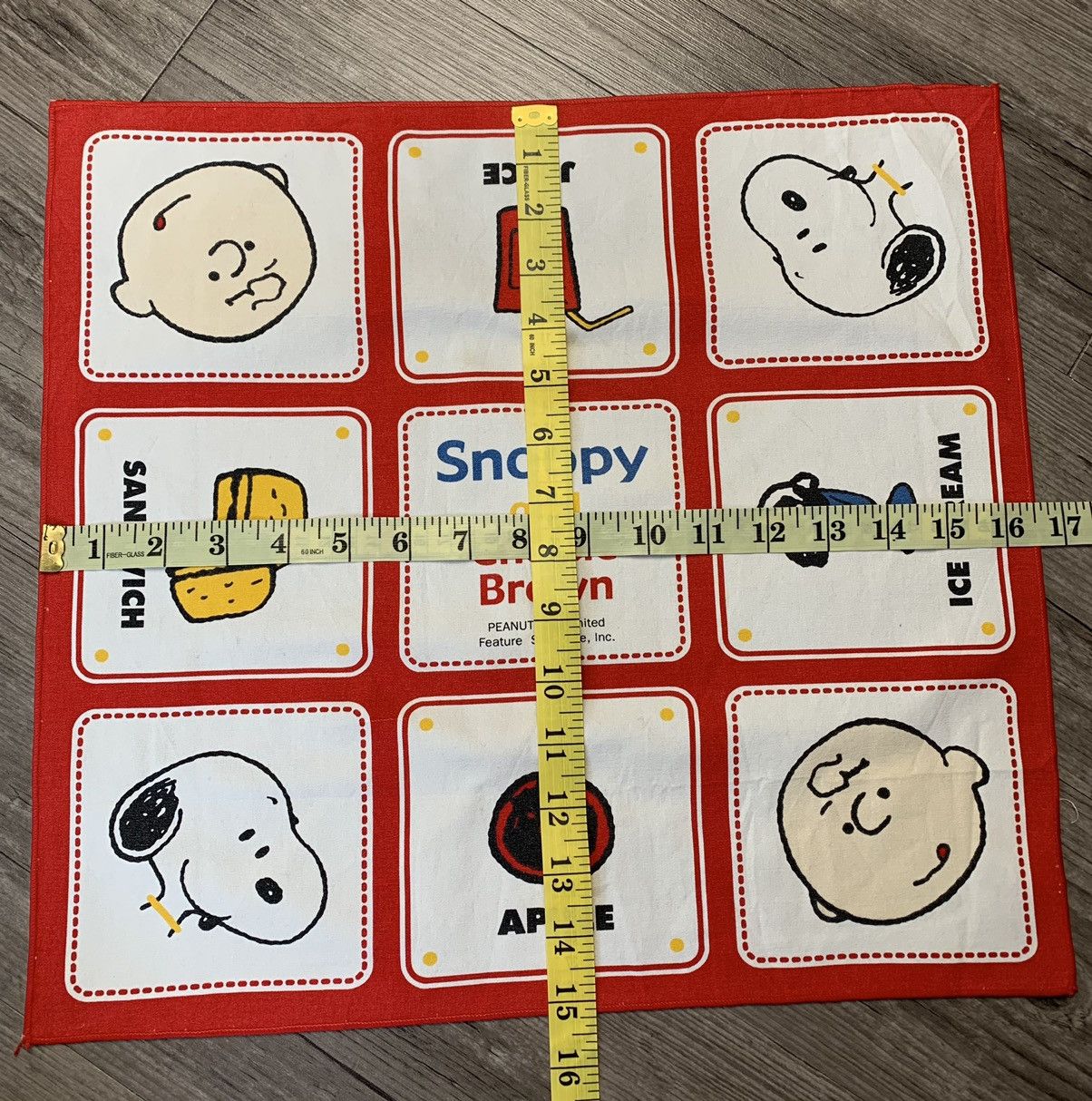 Disney Vintage Peanuts Snoopy Handkerchief/Neckerchief Size ONE SIZE - 3 Thumbnail