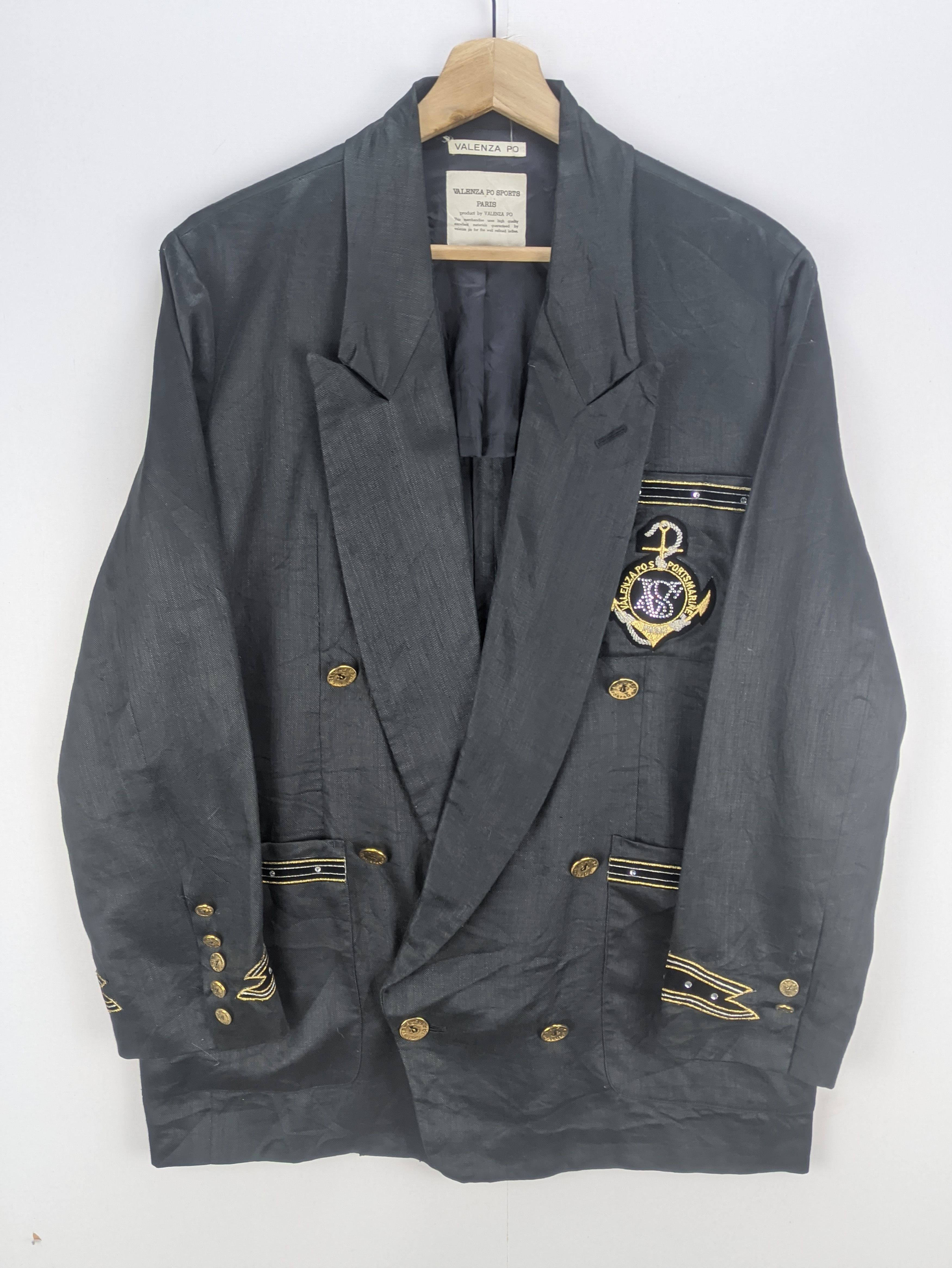 Vintage Steals🔥Vintage Coat Jacket by Valenza Po Military Style Size M / US 6-8 / IT 42-44 - 12 Thumbnail