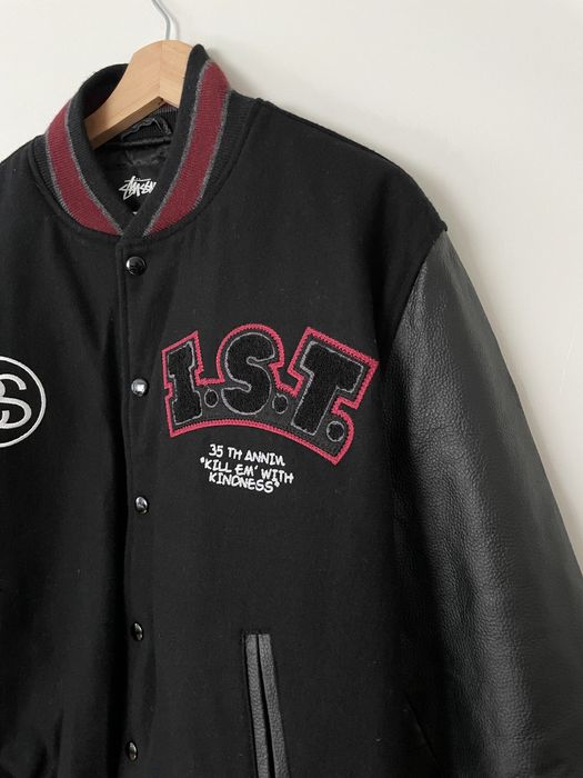 Vintage Stussy 35th Anniversary Varsity Jacket | Grailed