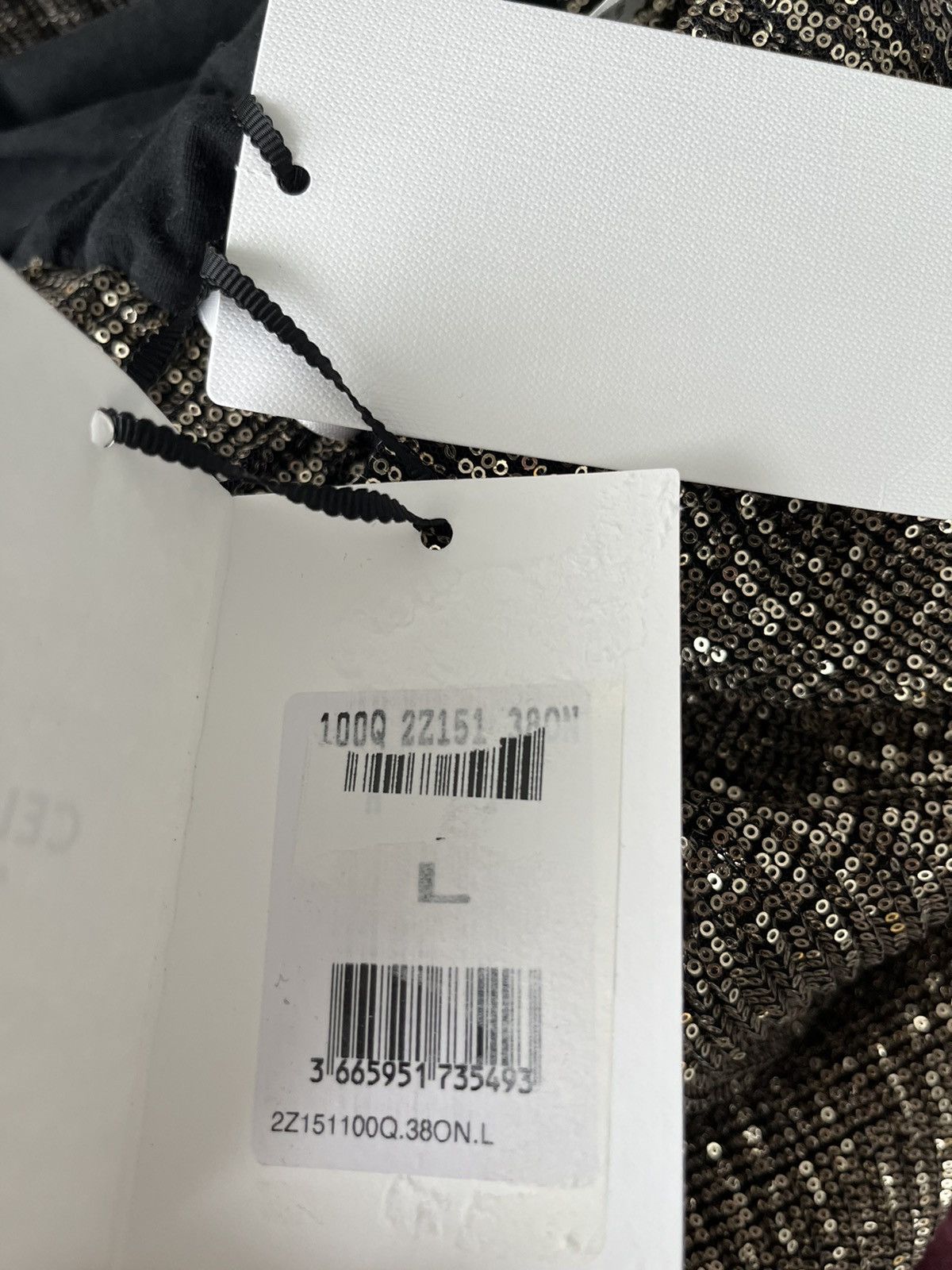 Celine × Hedi Slimane Brand New Celine Super Runway LimitedEdition Glitter Shorts Size US 33 - 25 Thumbnail