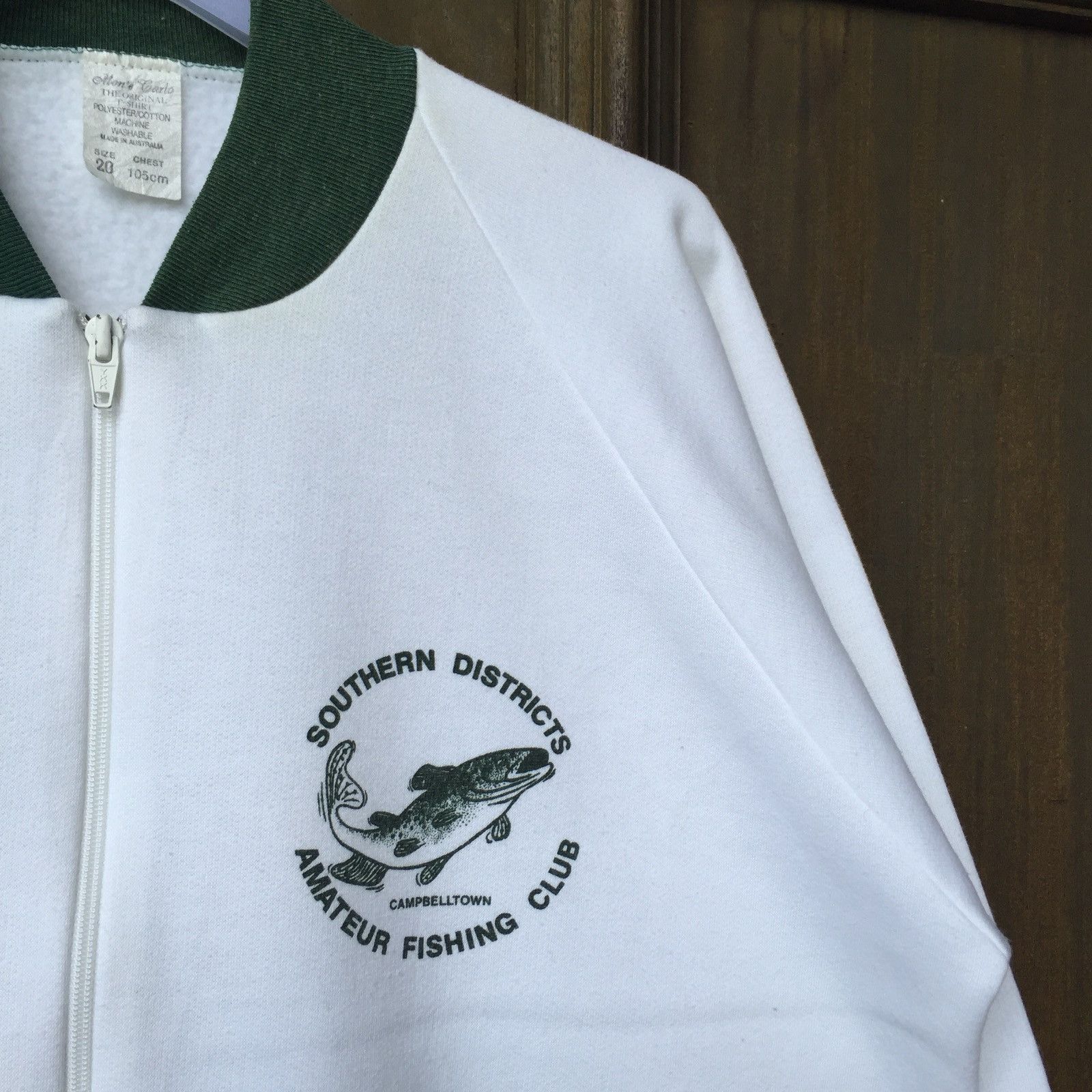 Vintage SOUTHERN DISTRICTS FISHING CLUB jacket Spell Out Small logo Size US L / EU 52-54 / 3 - 3 Thumbnail