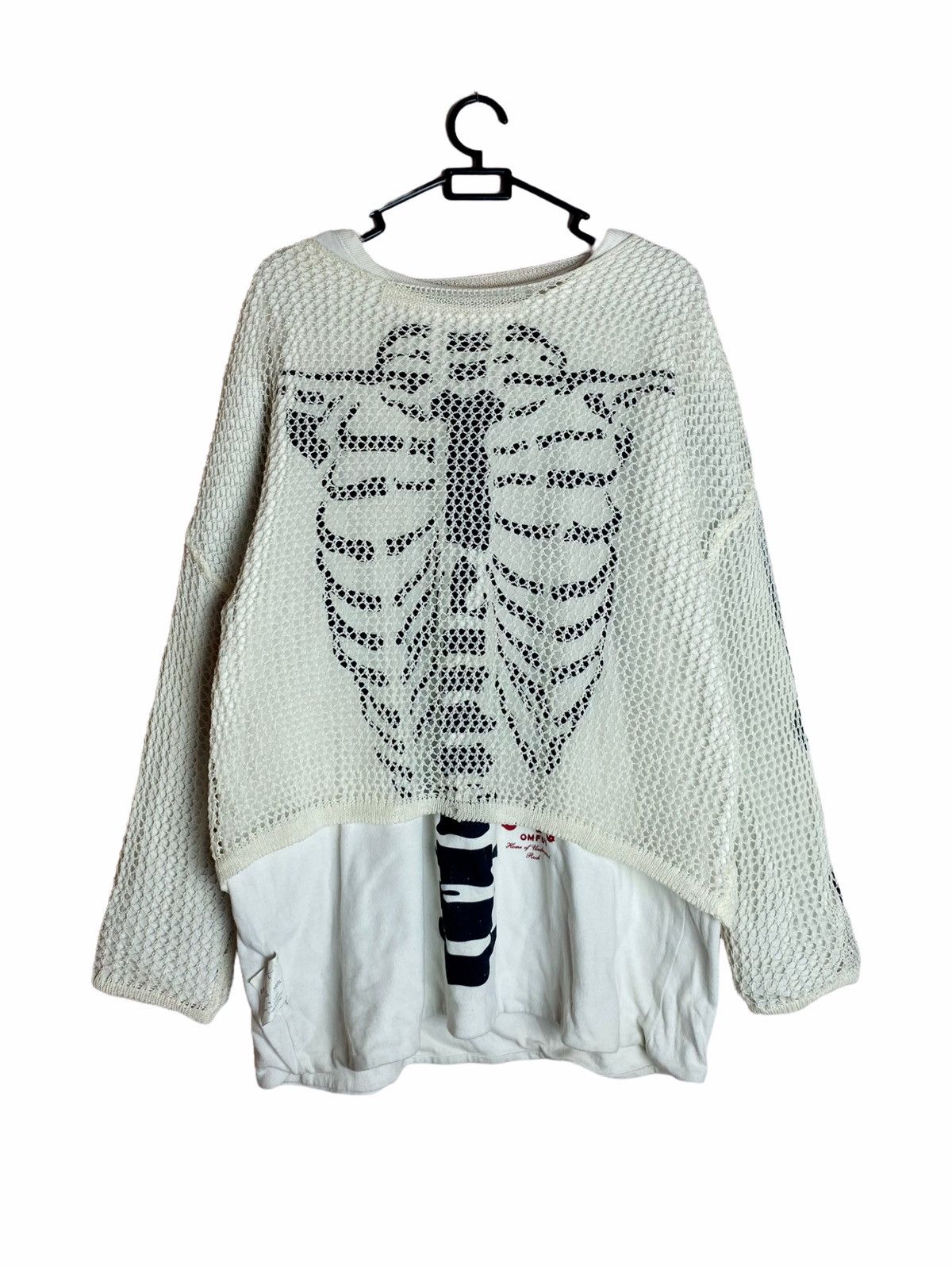 1980s Marquise Yamaki Open Knitted Top LS