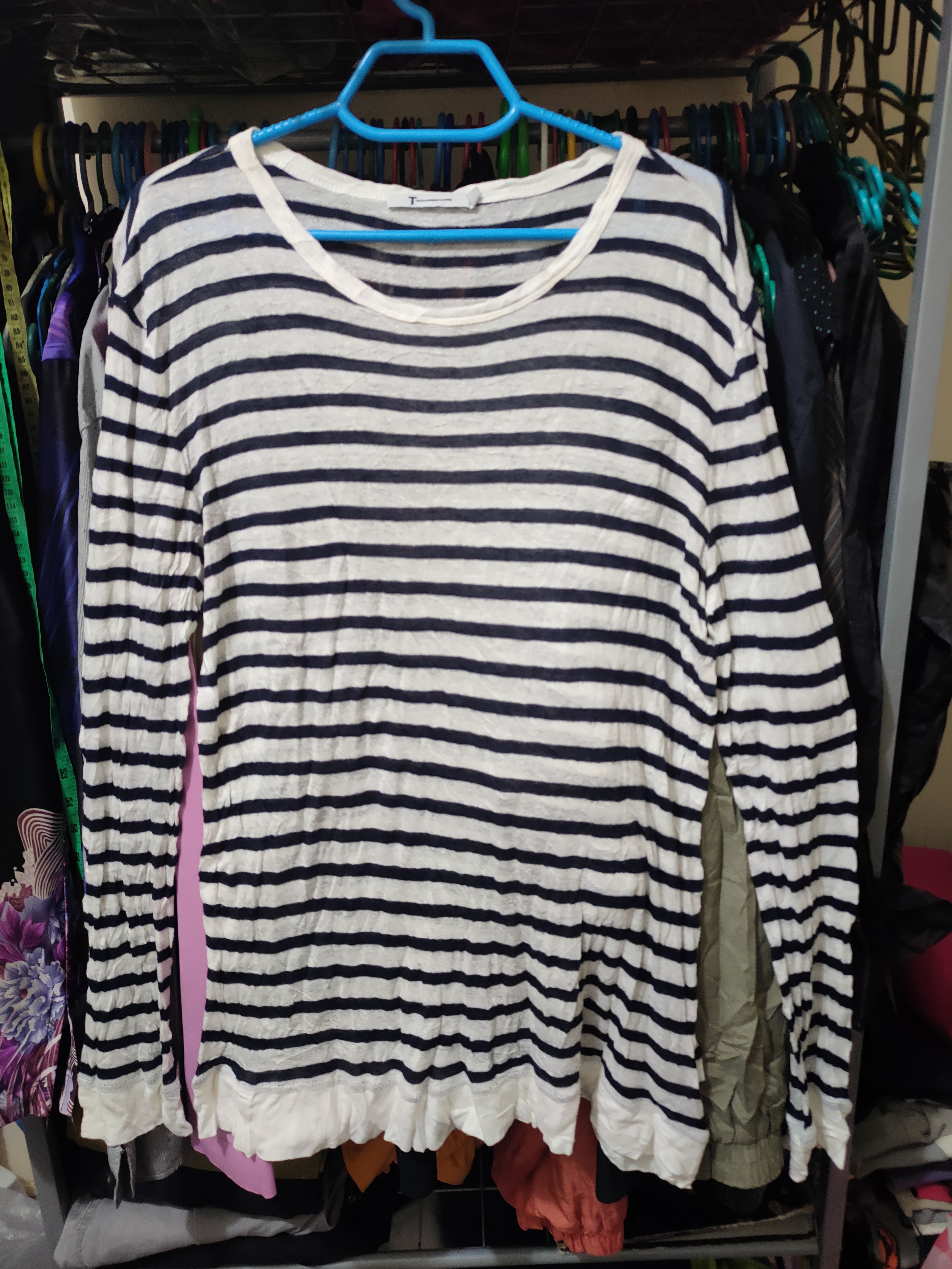 Alexander Wang Vintage Alexander Wang Striped Long Sleeve Size US M / EU 48-50 / 2 - 1 Thumbnail