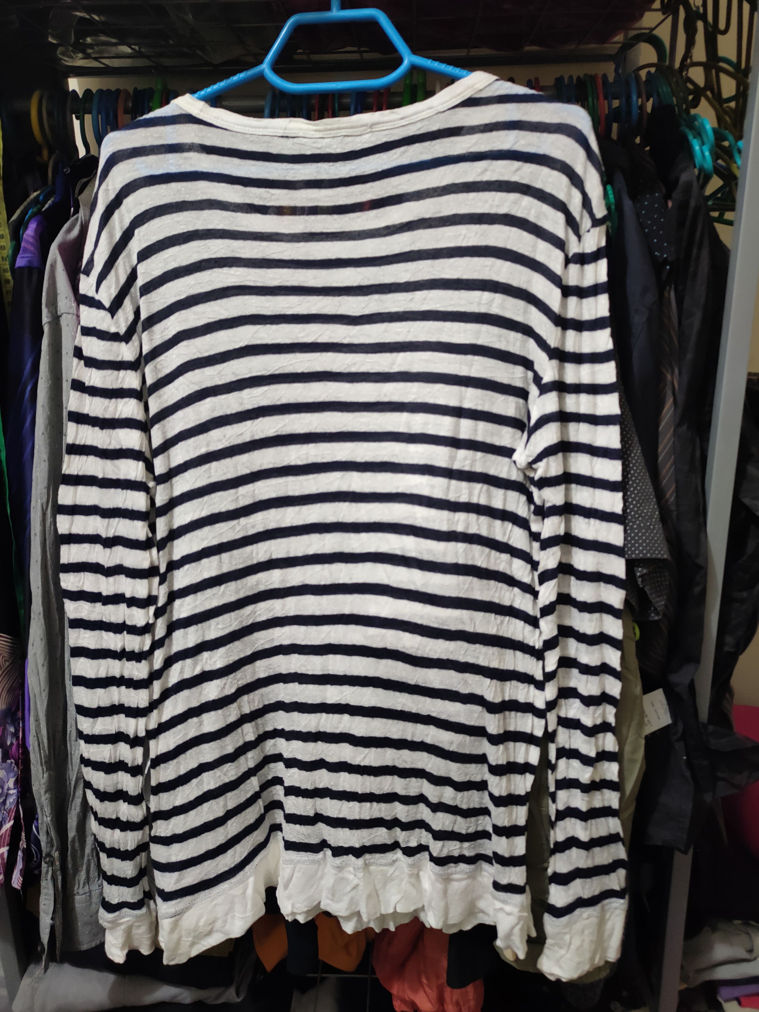 Alexander Wang Vintage Alexander Wang Striped Long Sleeve Size US M / EU 48-50 / 2 - 7 Thumbnail