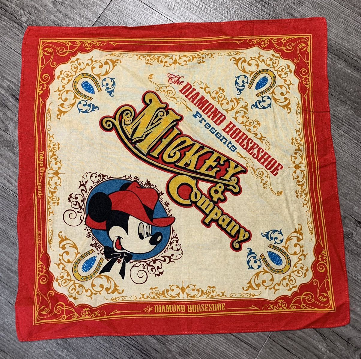 Disney Disney Mickey Handkerchief Neckerchief Pocketsquares Size ONE SIZE - 1 Thumbnail