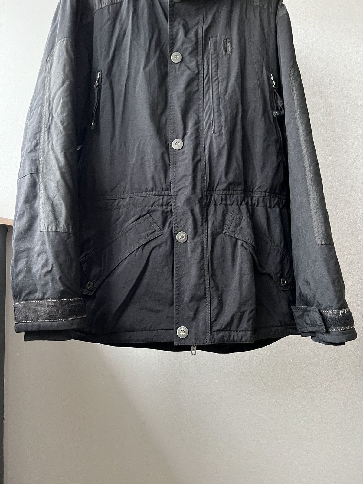 Versace Vintage Versace Sport Archive Nylon Black Jacket RARE Size US M / EU 48-50 / 2 - 5 Thumbnail