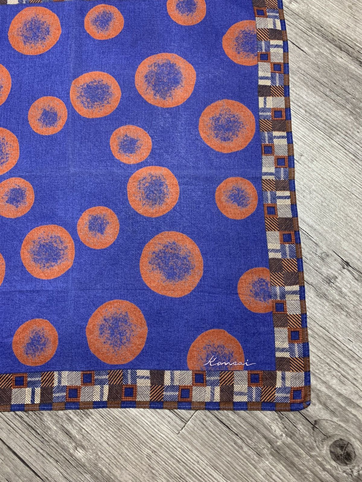 Japanese Brand Kansai Handkerchief Neckerchief Pocketsquares Size ONE SIZE - 3 Thumbnail