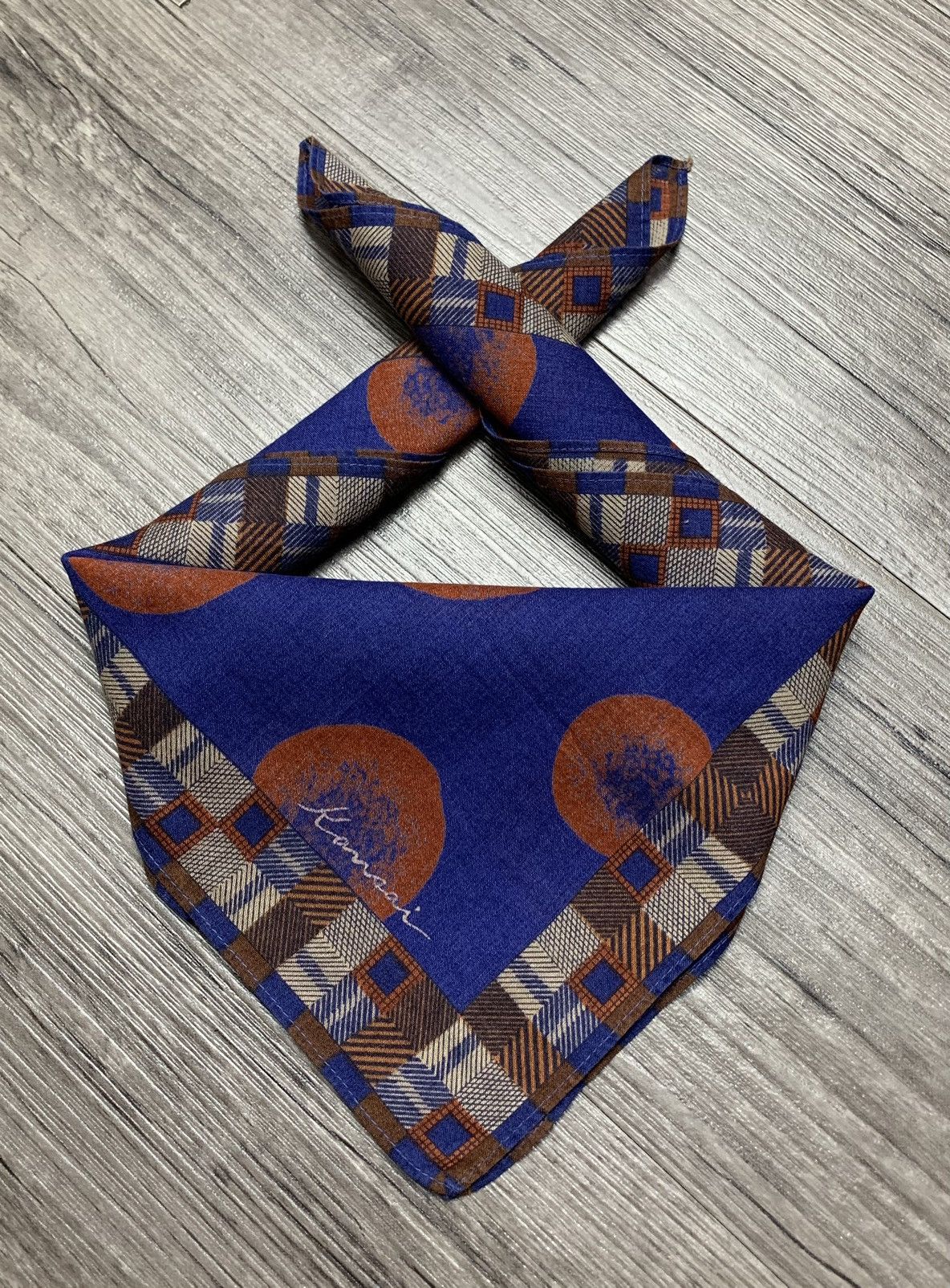 Japanese Brand Kansai Handkerchief Neckerchief Pocketsquares Size ONE SIZE - 1 Thumbnail