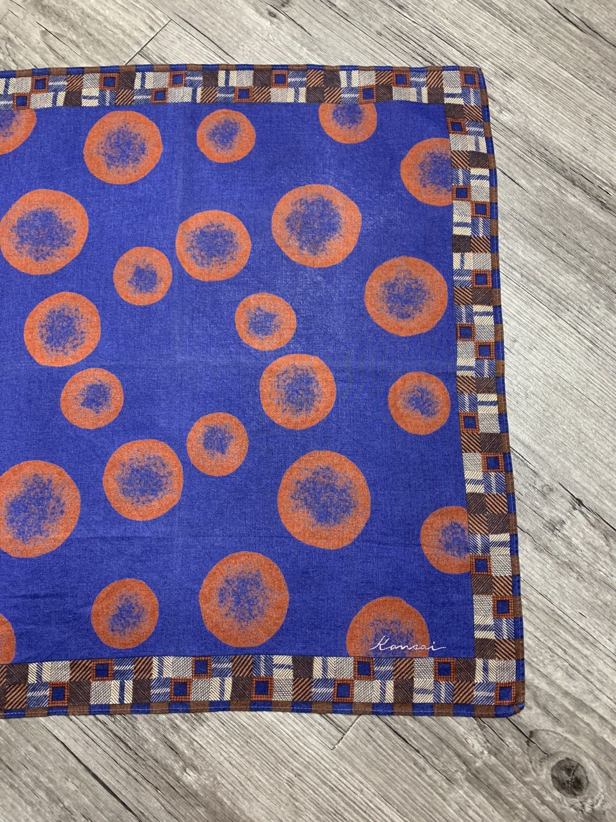 Japanese Brand Kansai Handkerchief Neckerchief Pocketsquares Size ONE SIZE - 4 Thumbnail