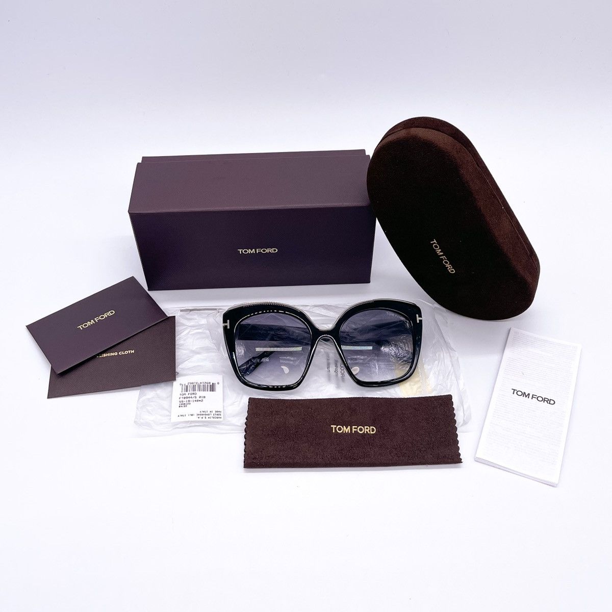 Tom Ford NEW TOM FORD CHANTALLE TOM FORD TF944 01B EYEWEAR TOM FORD Size ONE SIZE - 12 Thumbnail