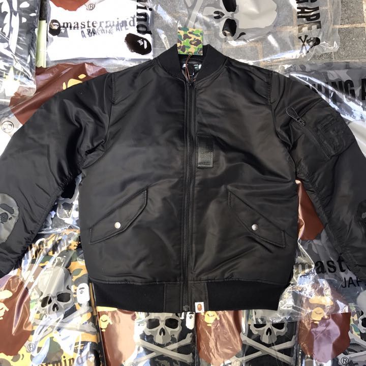 Bape × Mastermind Japan Bape Mastermind Ma-1 Bomber Jacket