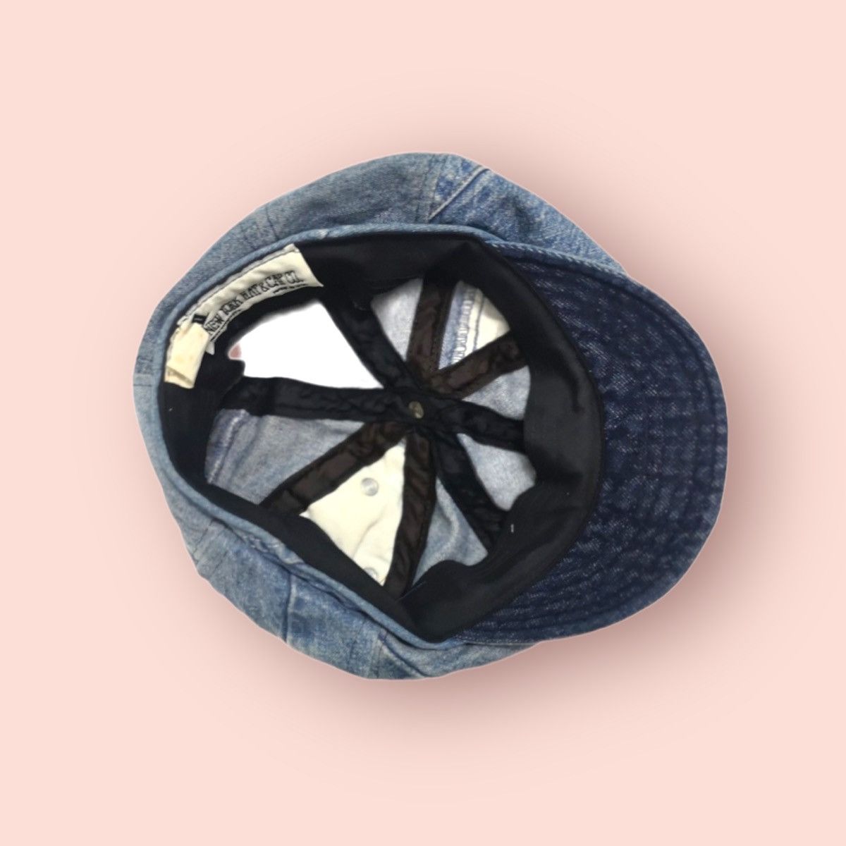 Vintage RARE VINTAGE NEW YORK HAT & CAP CO. DENIM NEWSBOY HAT Size ONE SIZE - 13 Thumbnail