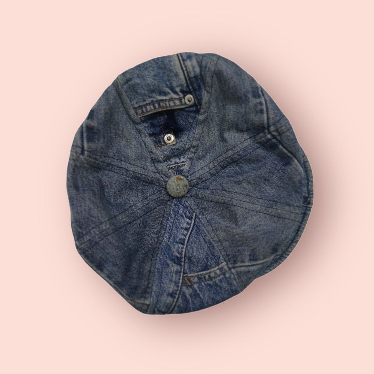 Vintage RARE VINTAGE NEW YORK HAT & CAP CO. DENIM NEWSBOY HAT Size ONE SIZE - 12 Thumbnail