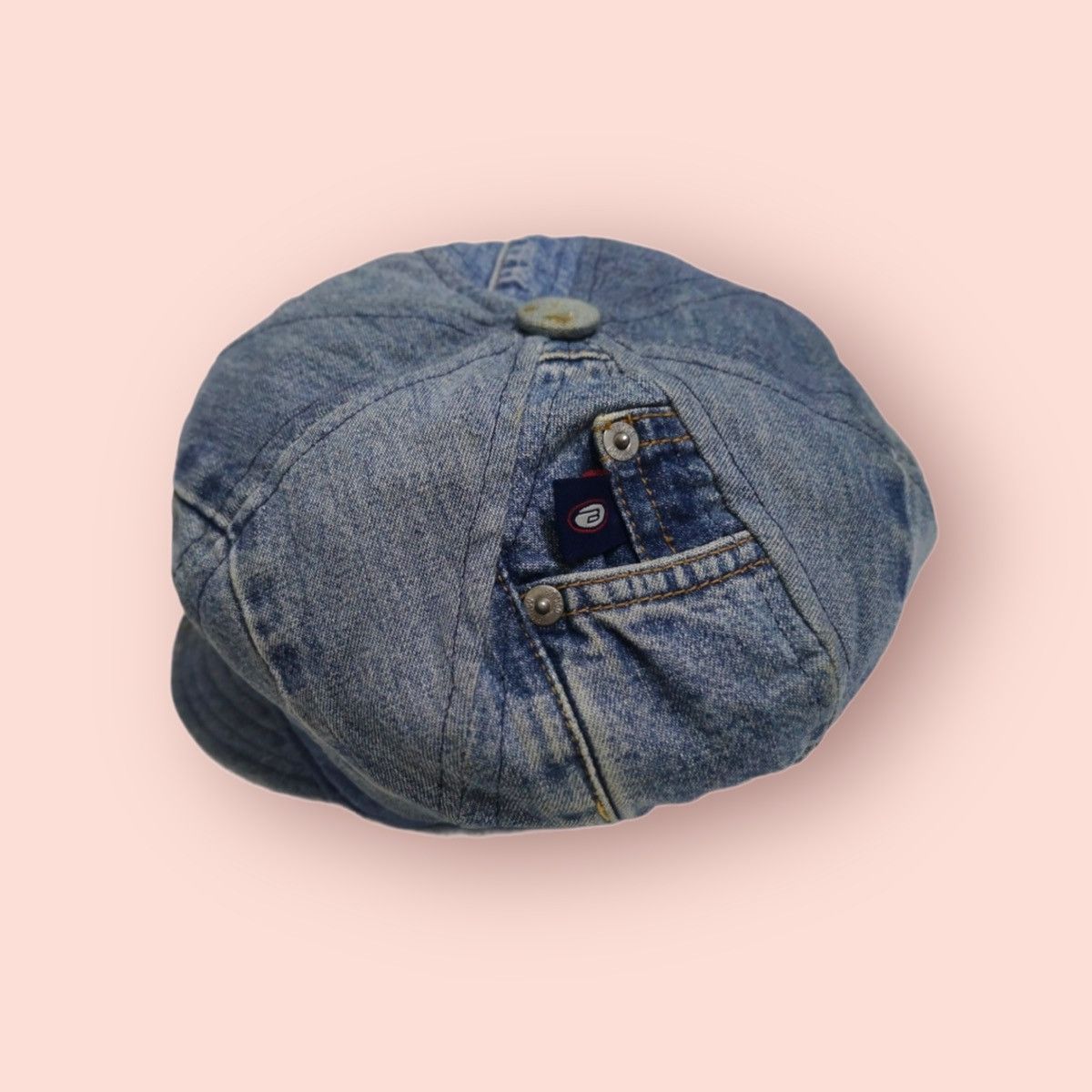 Vintage RARE VINTAGE NEW YORK HAT & CAP CO. DENIM NEWSBOY HAT Size ONE SIZE - 8 Thumbnail