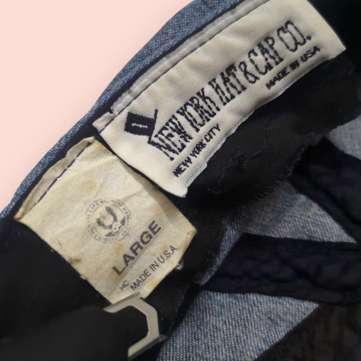 Vintage RARE VINTAGE NEW YORK HAT & CAP CO. DENIM NEWSBOY HAT Size ONE SIZE - 16 Thumbnail