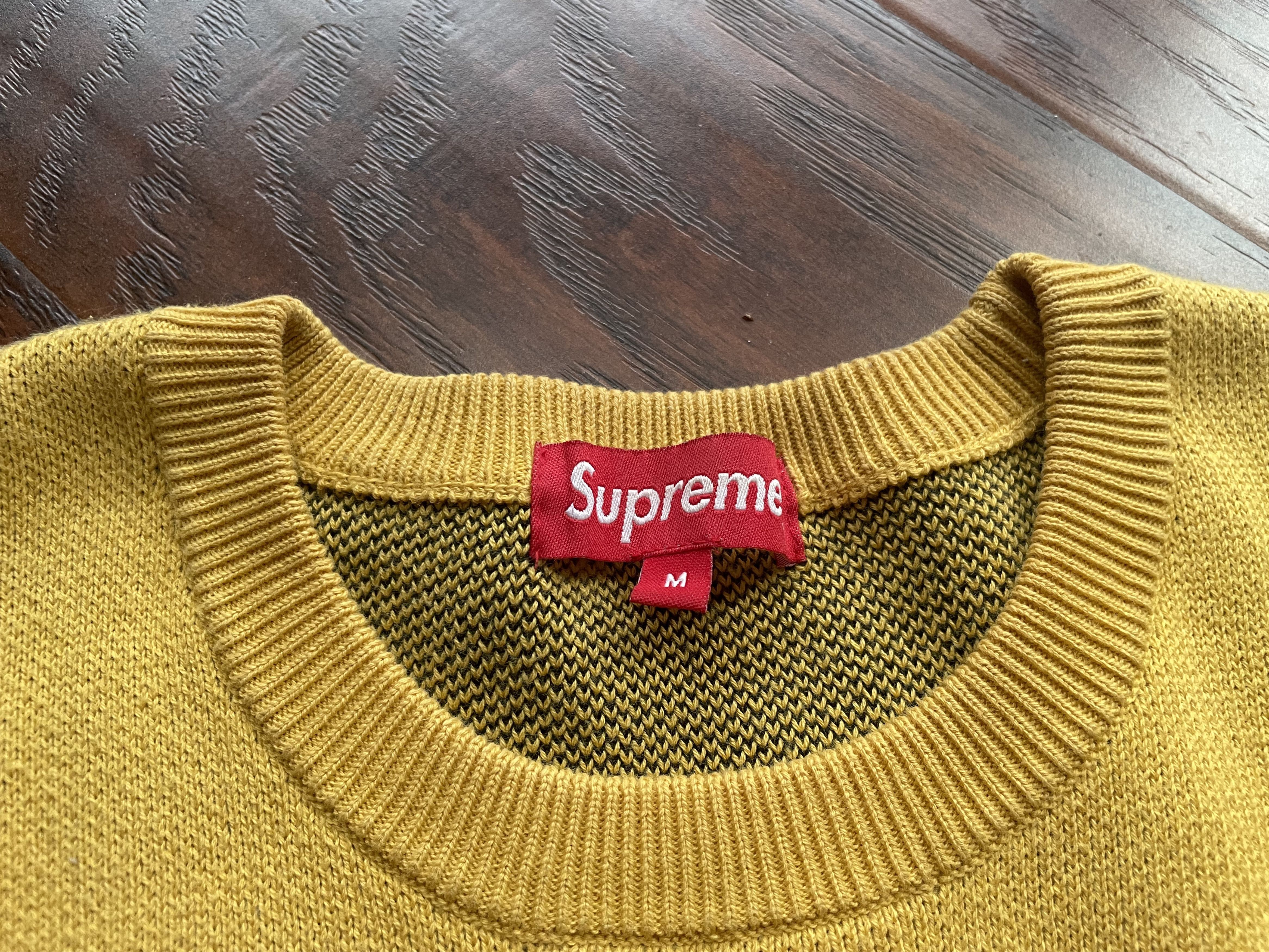 Supreme Supreme Child of Hell Sweater 2015 Medium Yellow Box Logo Size US M / EU 48-50 / 2 - 5 Thumbnail