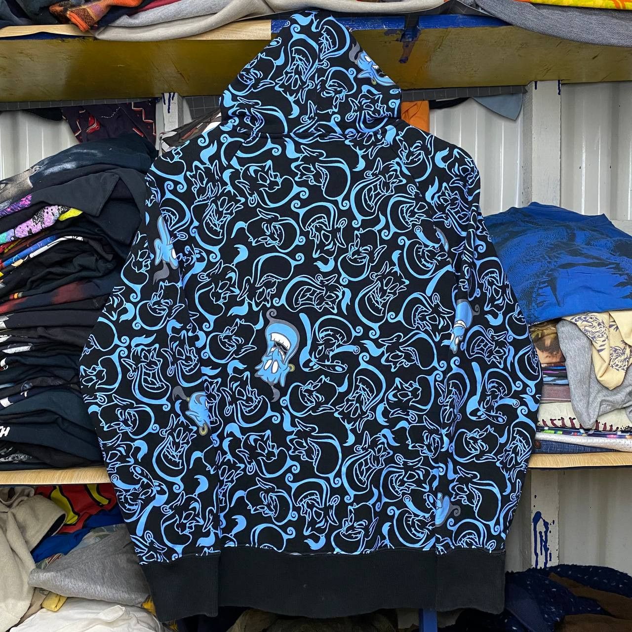 Cartoon Network × Disney × Vintage Vintage Aladdin Disney Fullprint Zipper Hoodie Size US S / EU 44-46 / 1 - 6 Thumbnail