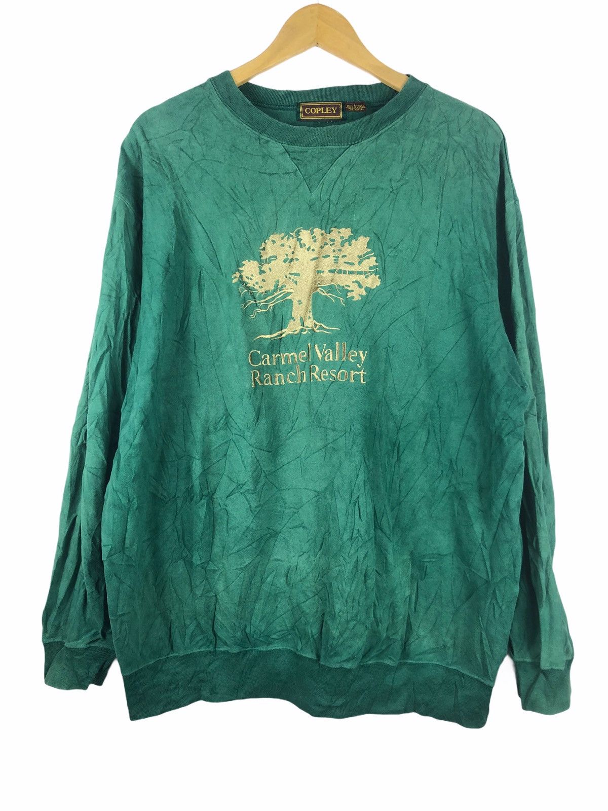 Vintage COPLEY CARMEL VALLEY GREEN SWEATSHIRT Size US L / EU 52-54 / 3 - 4 Thumbnail
