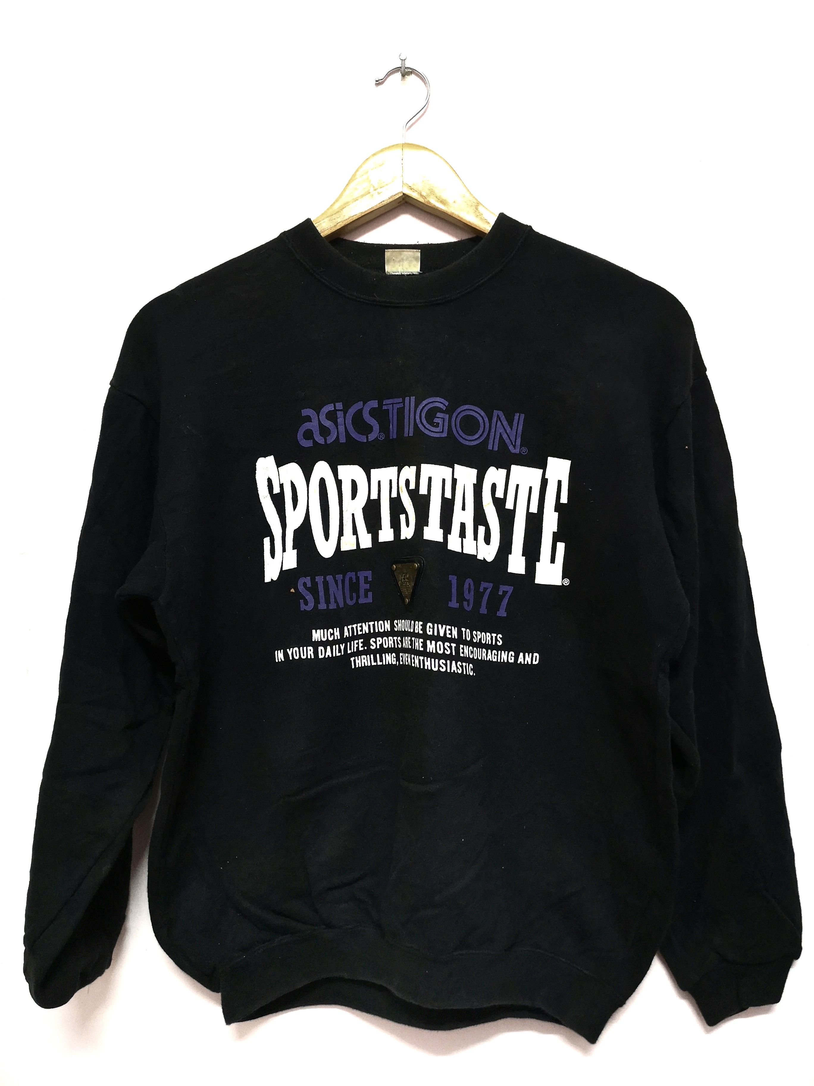 Asics VINTAGE ASICS TIGON SPORT TASTE CREWNECK SWEATSHIRTS Size US S / EU 44-46 / 1 - 1 Thumbnail