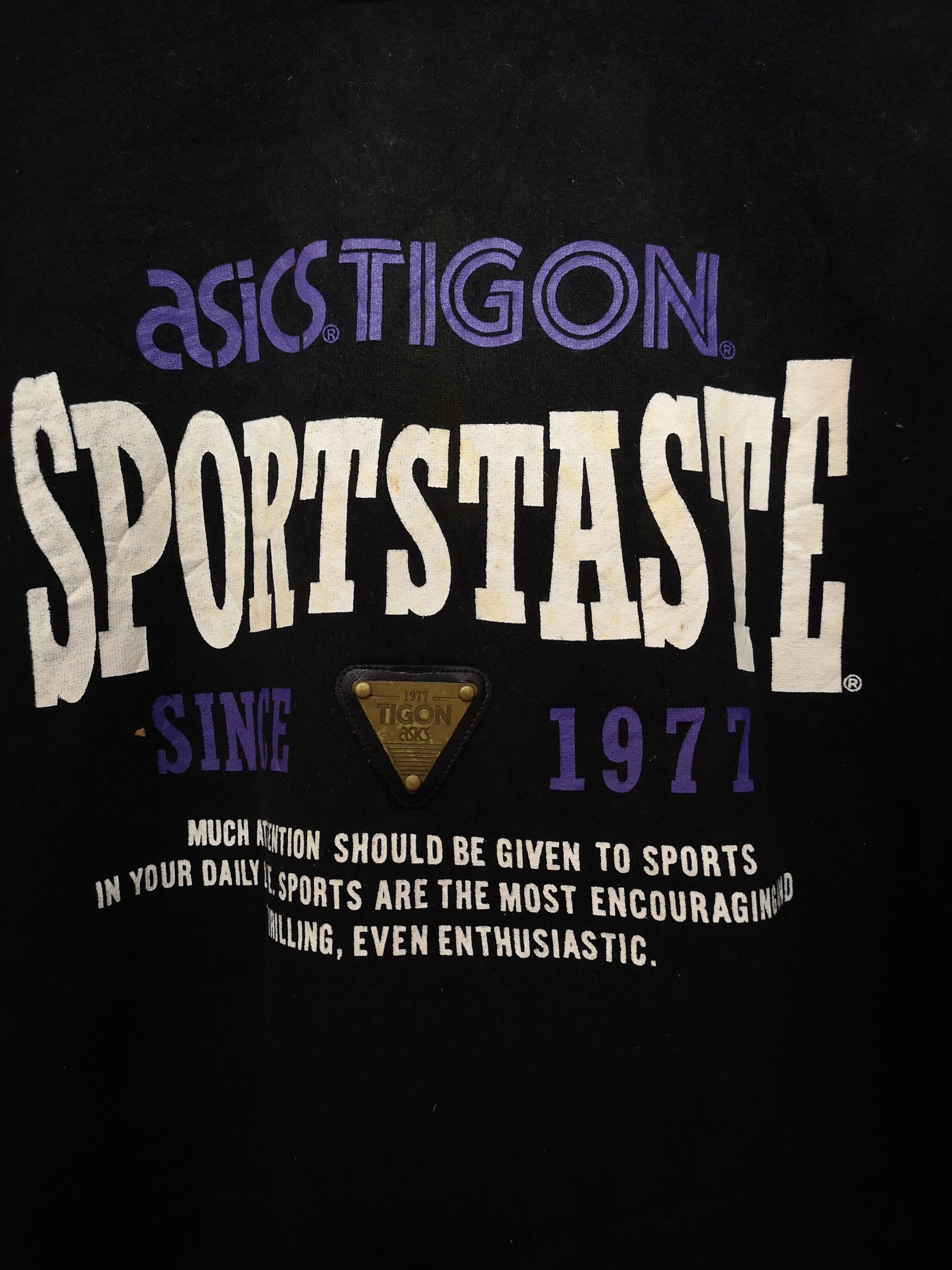 Asics VINTAGE ASICS TIGON SPORT TASTE CREWNECK SWEATSHIRTS Size US S / EU 44-46 / 1 - 3 Thumbnail