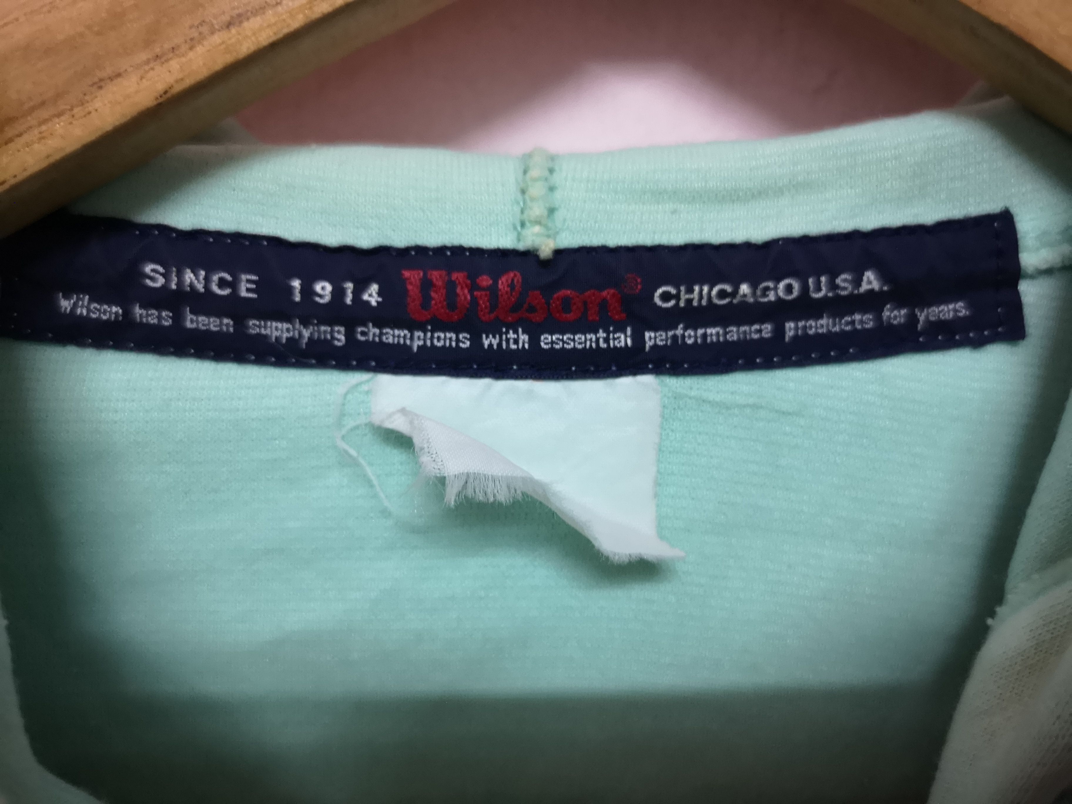 Wilson VINTAGE WILSON HOODIE LONG SLEEVES CREWNECK SWEATSHIRTS Size US M / EU 48-50 / 2 - 4 Thumbnail