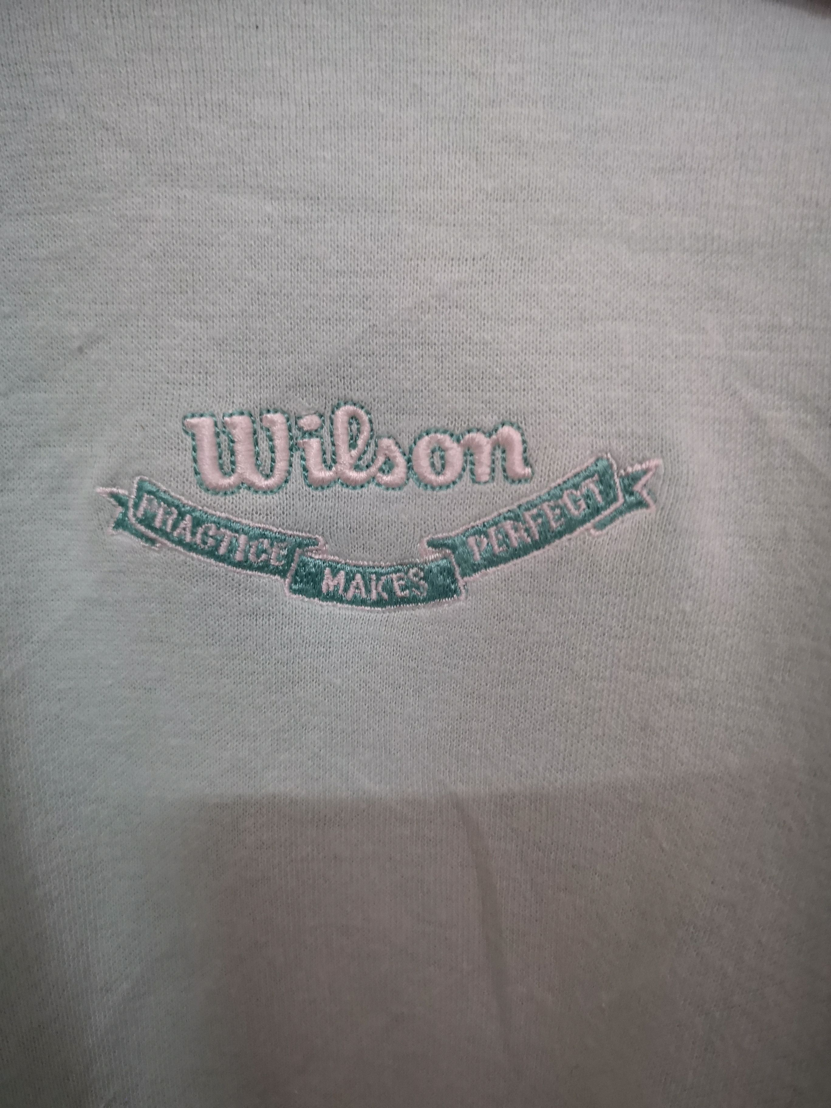 Wilson VINTAGE WILSON HOODIE LONG SLEEVES CREWNECK SWEATSHIRTS Size US M / EU 48-50 / 2 - 3 Thumbnail