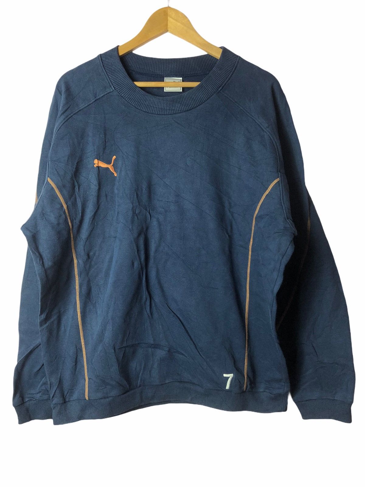 VINTAGE PUMA NOVO MENTE FOOTBALLCLUB BLUE SWEATSHIRT