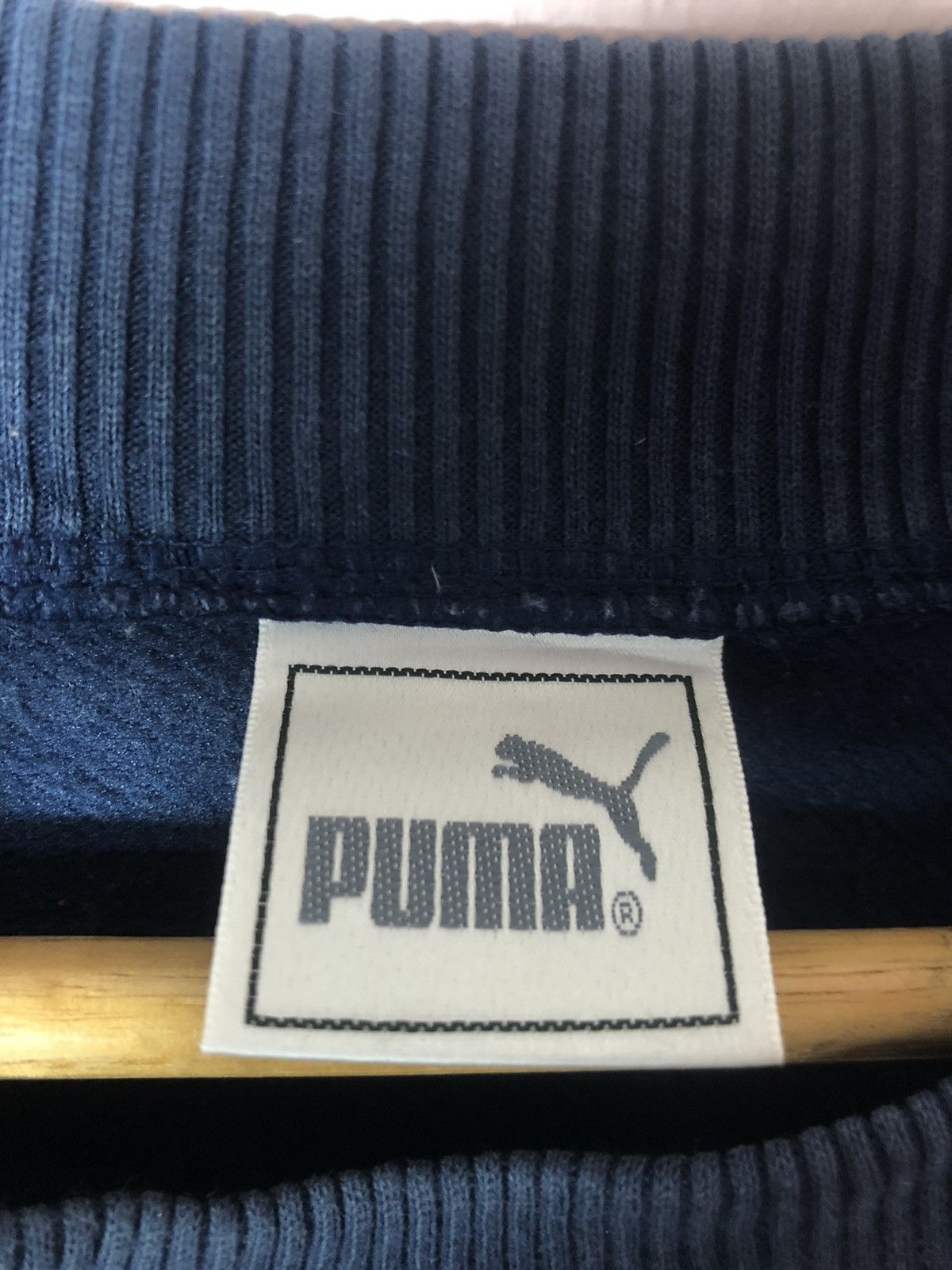 Vintage VINTAGE PUMA NOVO MENTE FOOTBALLCLUB BLUE SWEATSHIRT Size US XL / EU 56 / 4 - 4 Thumbnail