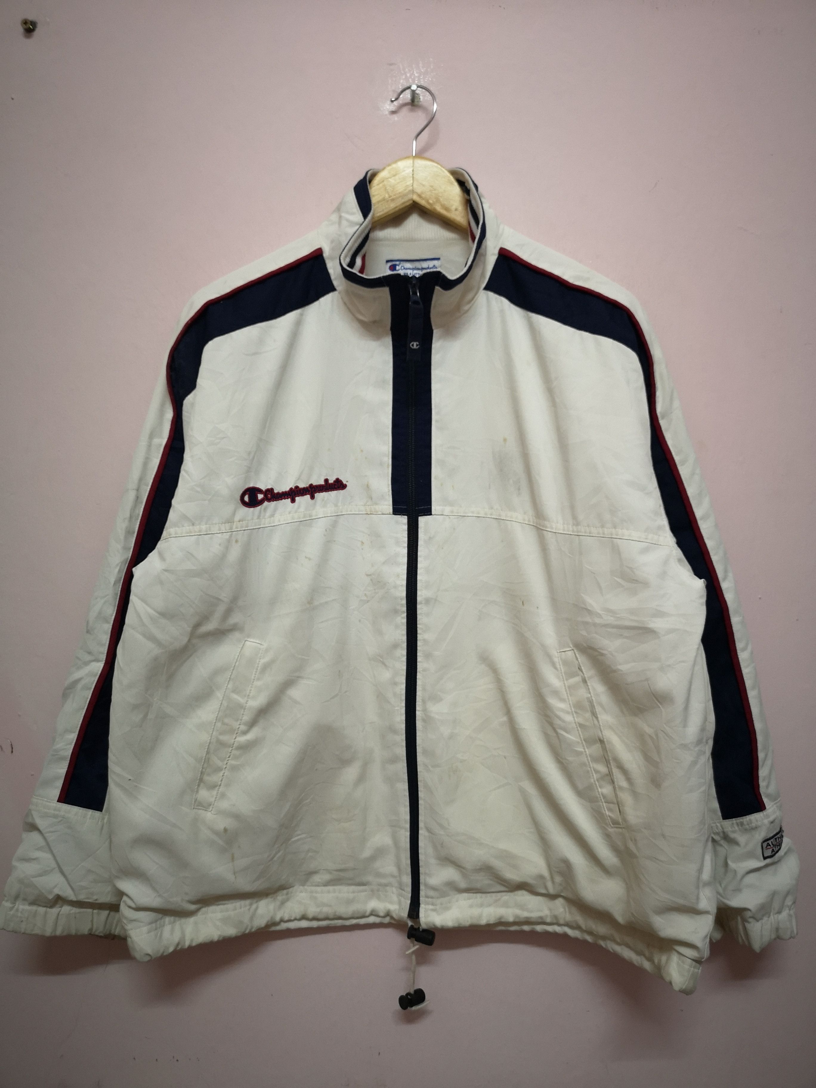 Champion Vintage CHAMPION PRODUCTS Windbreaker Zipper Jacket Size US M / EU 48-50 / 2 - 1 Thumbnail