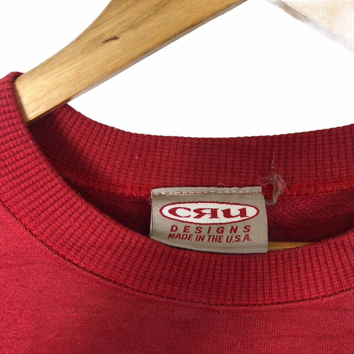 Vintage CRU Designs Sweatshirt Casual Jumper Pullover Size US L / EU 52-54 / 3 - 3 Thumbnail