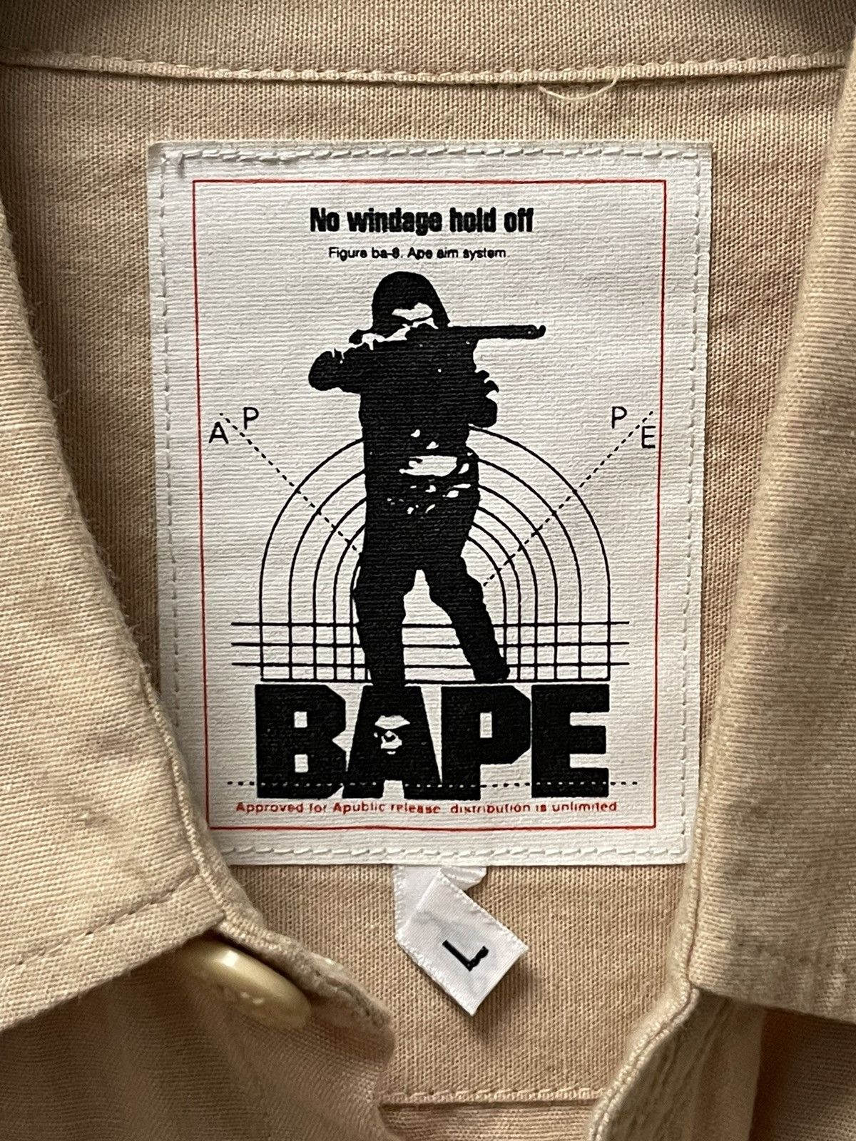 Bape Vintage 2000s Bape officer shirt Size US L / EU 52-54 / 3 - 2 Thumbnail