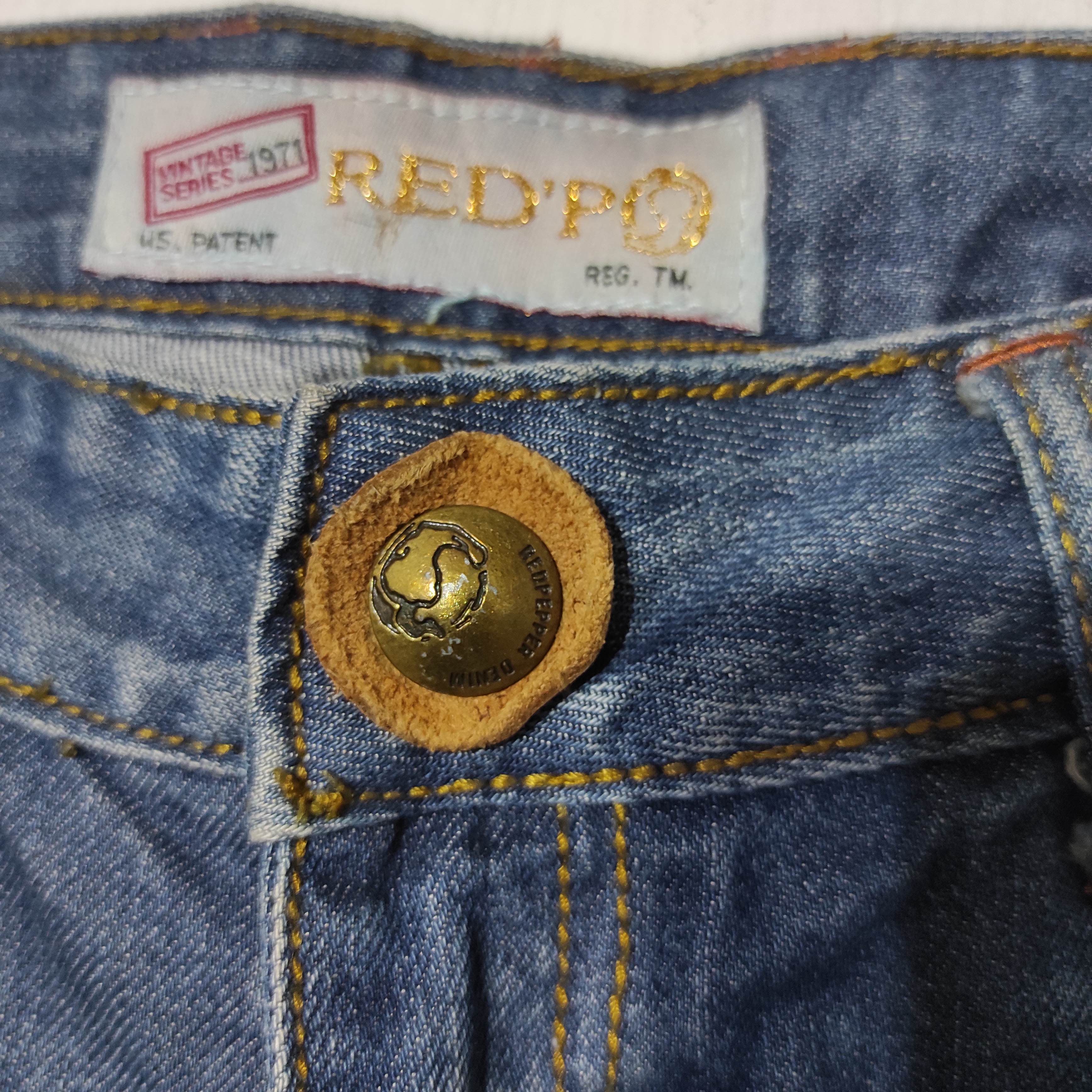 Hysteric Glamour Flare Jeans RED PEPPER Japan Low Rise Bootcut Denim Size US 28 / EU 44 - 6 Thumbnail