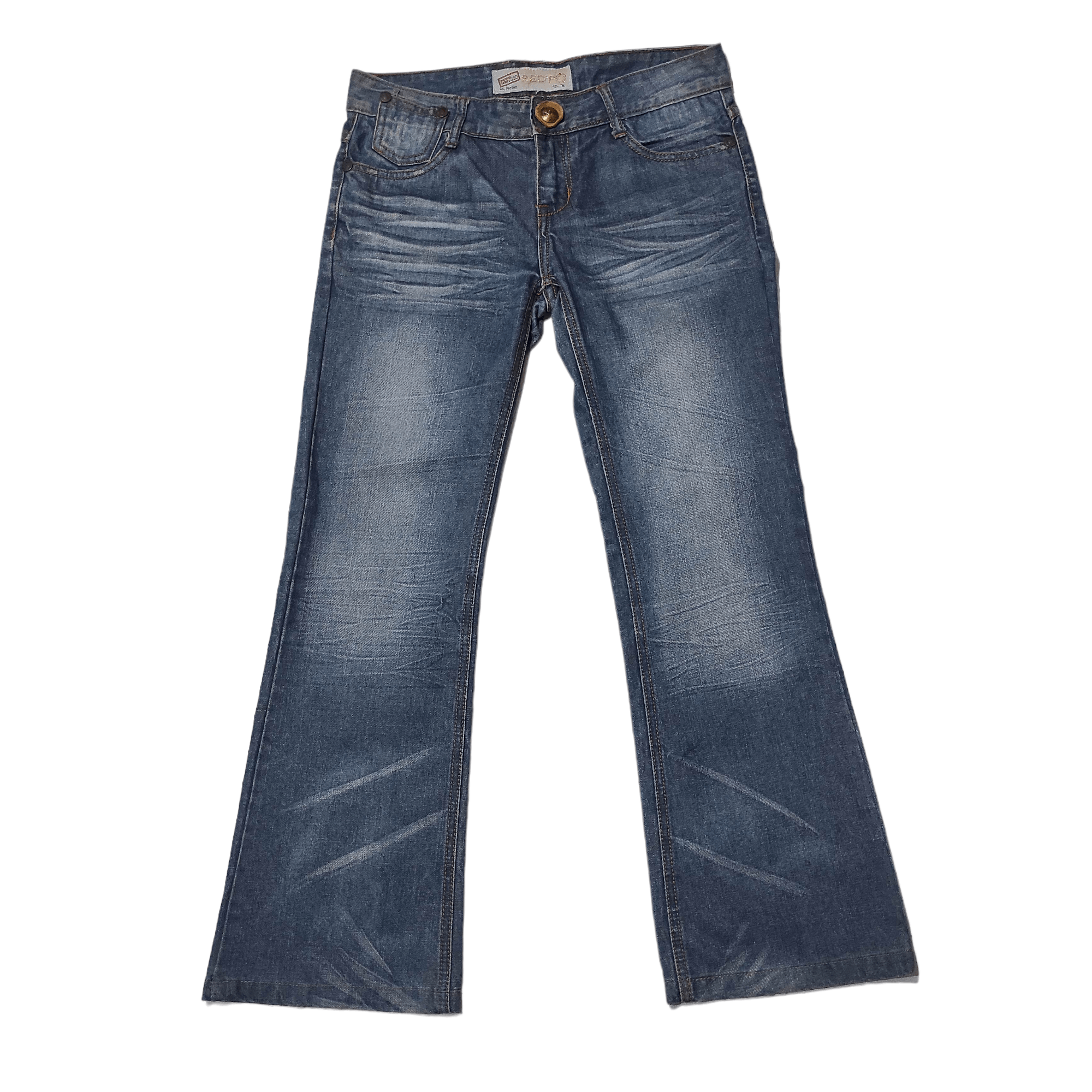 Hysteric Glamour Flare Jeans RED PEPPER Japan Low Rise Bootcut Denim Size US 28 / EU 44 - 2 Thumbnail