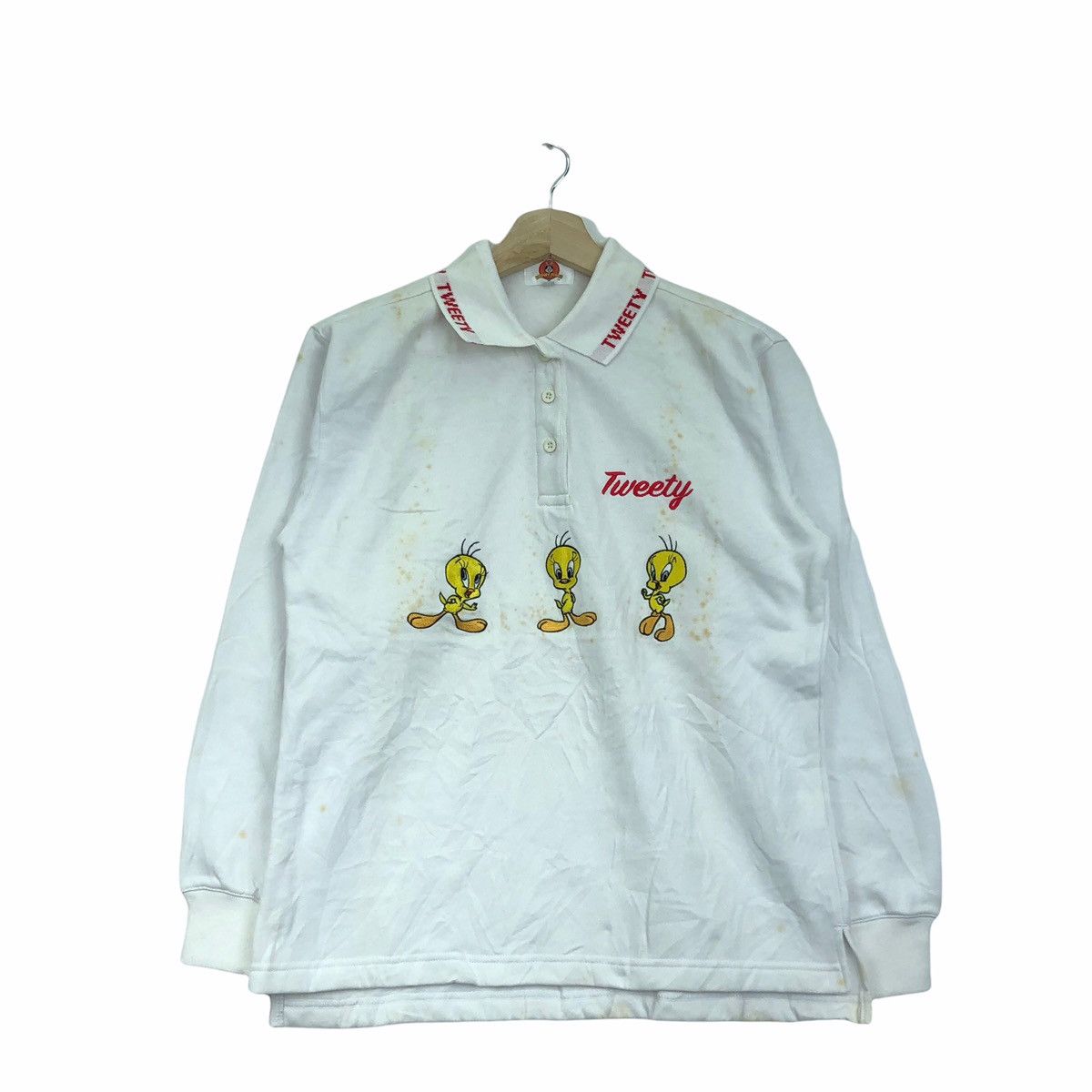 Vintage Vintage Looney Tunes Tweety Warner Bros Sweatshirts Size US M / EU 48-50 / 2 - 1 Thumbnail