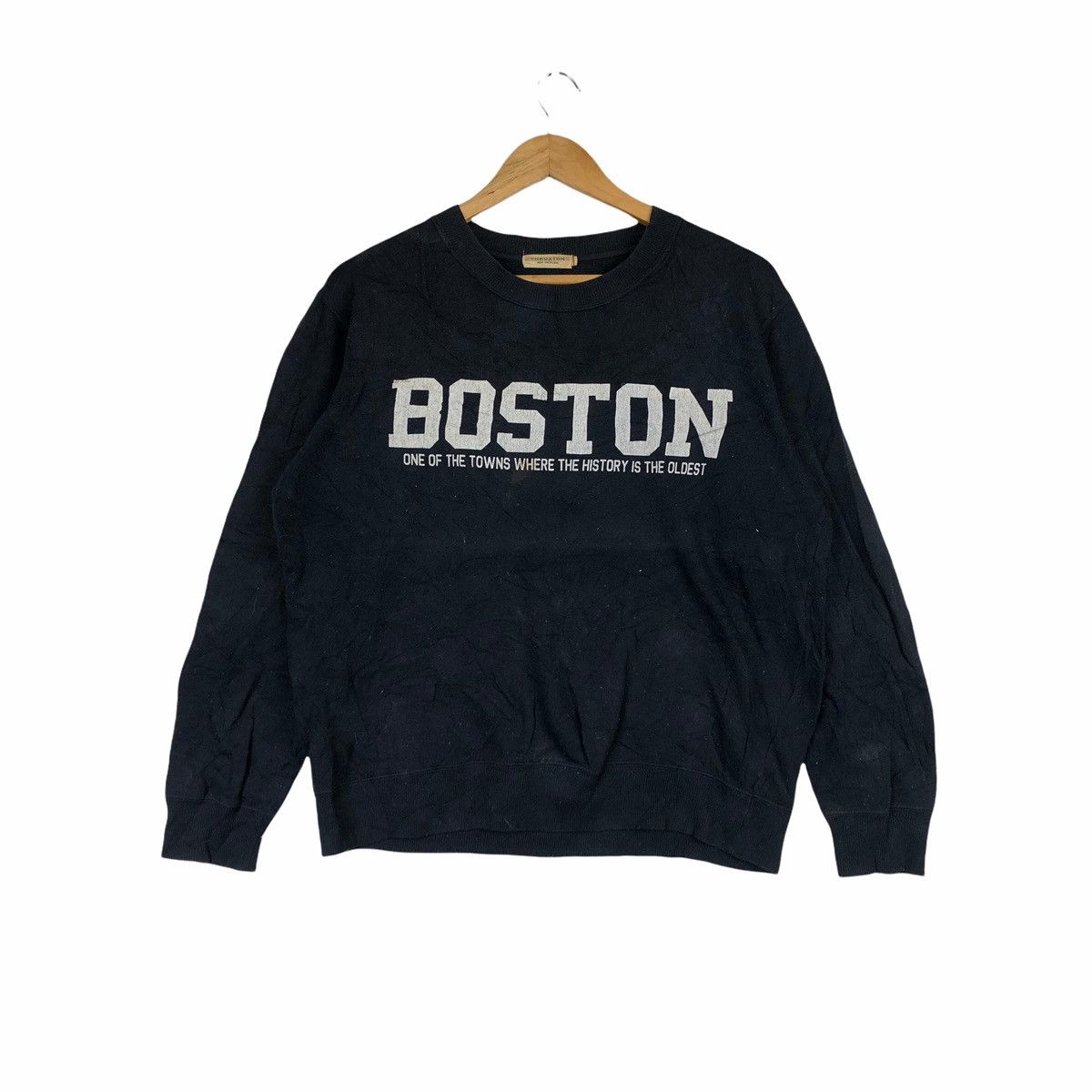 Vintage Vintage Boston US Sweatshirt Casual Jumper Pullover Size US M / EU 48-50 / 2 - 1 Thumbnail