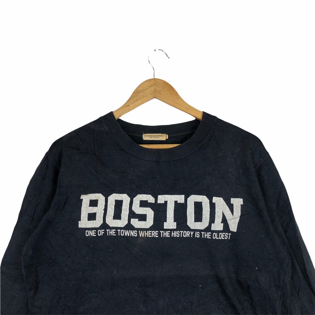 Vintage Vintage Boston US Sweatshirt Casual Jumper Pullover Size US M / EU 48-50 / 2 - 2 Thumbnail