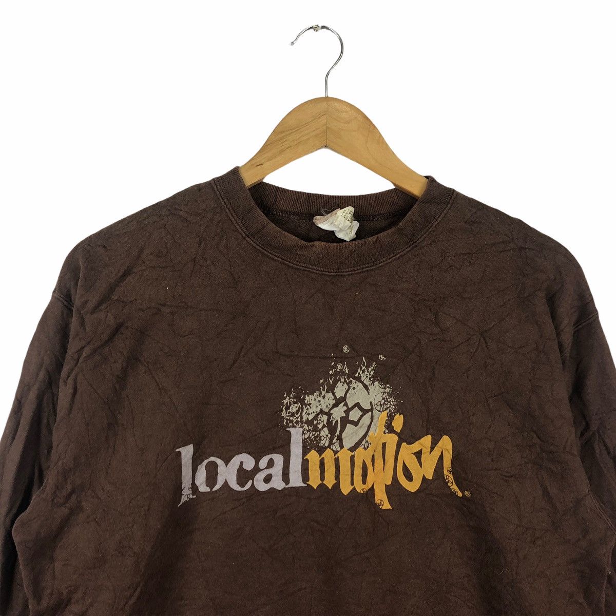 Vintage LOCAL MOTION SWEATSHIRT CASUAL JUMPER PULLOVER Size US L / EU 52-54 / 3 - 2 Thumbnail