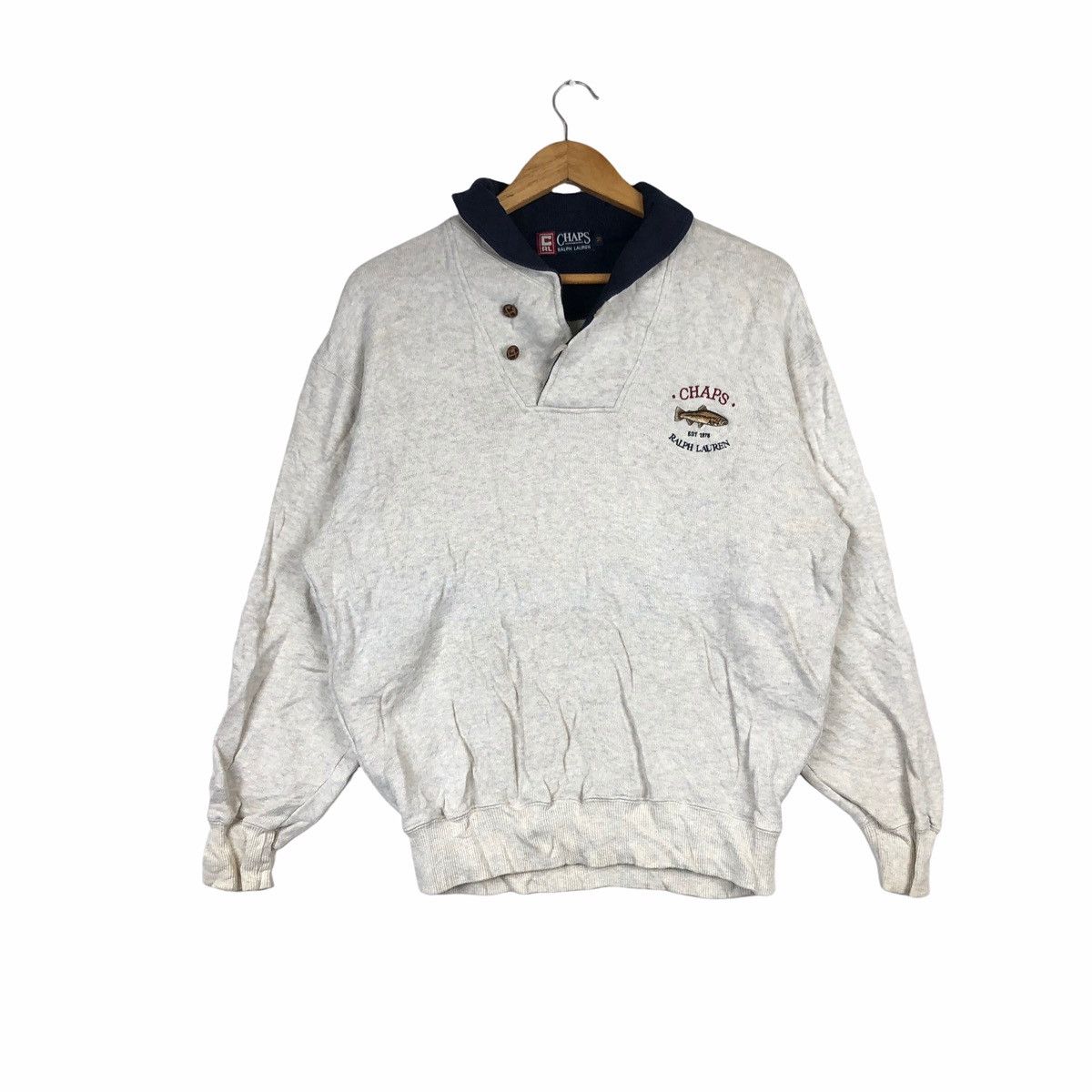 Chaps Ralph Lauren Chaps Ralph Lauren Sweatshirt Casual Jumper Pullover Size US M / EU 48-50 / 2 - 1 Thumbnail