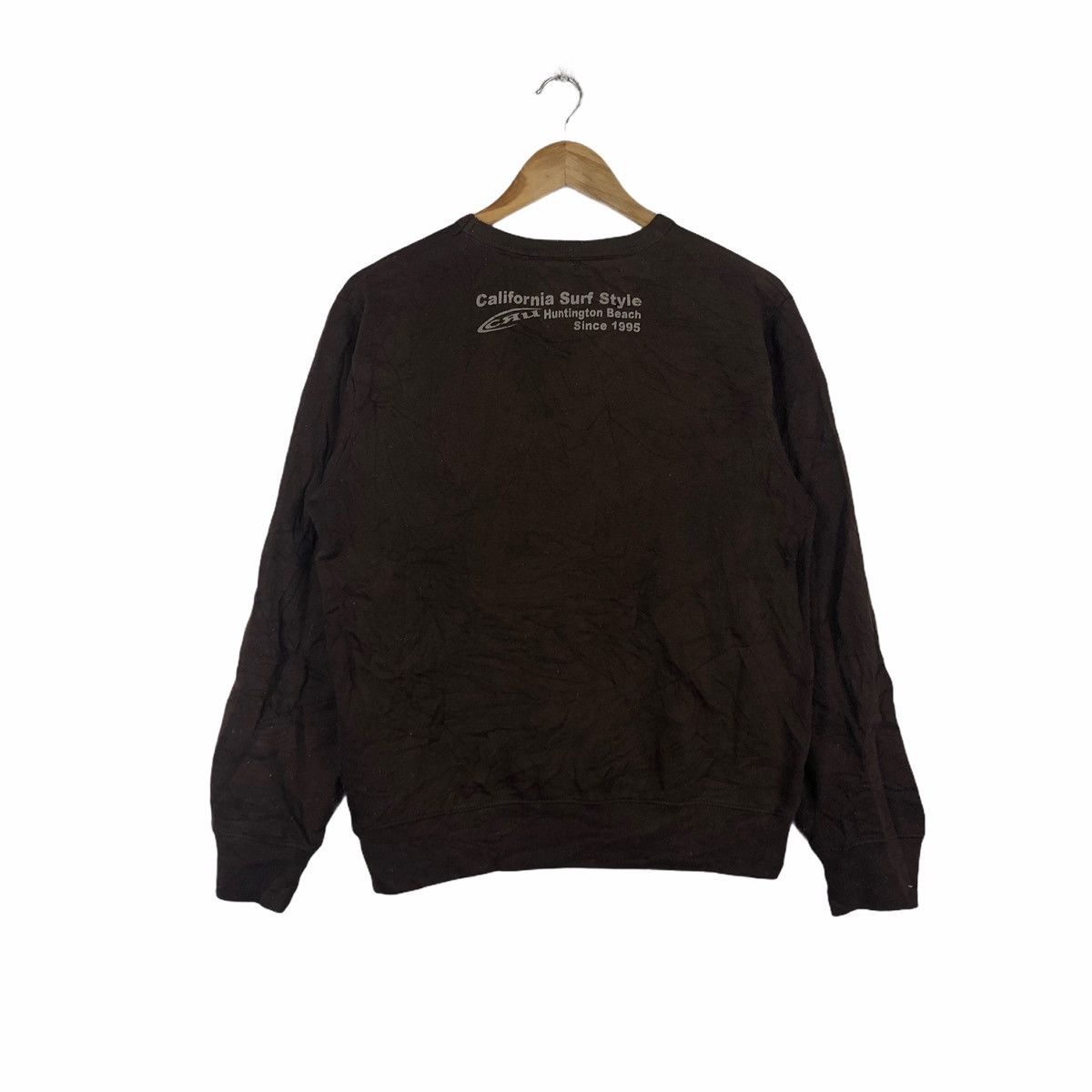 Vintage CRU SURFING CALIFORNIA SWEATSHIRT CASUAL JUMPER Size US L / EU 52-54 / 3 - 4 Thumbnail