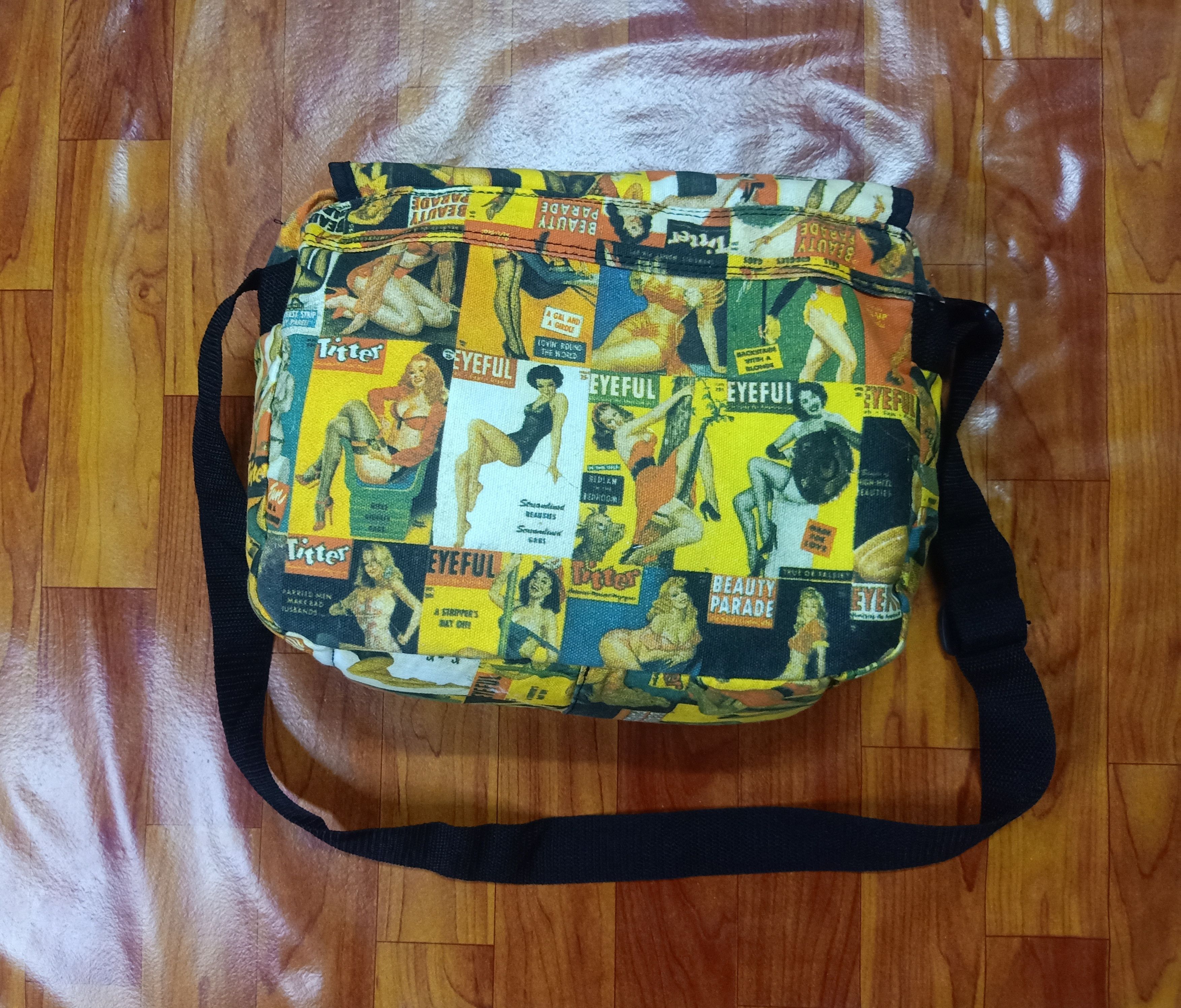 Playboy Comics Canvas Crossbody bag