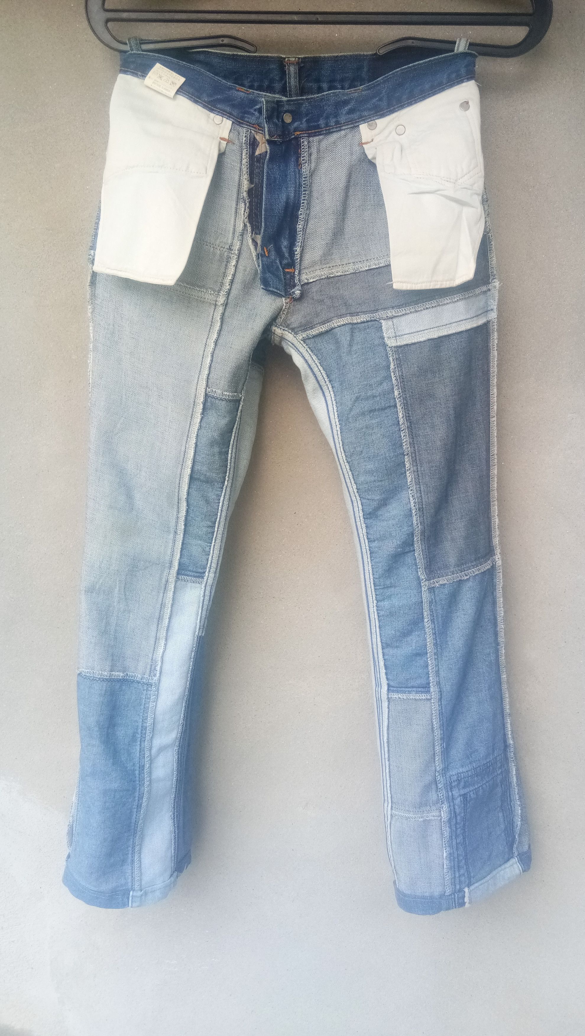 Hysteric Glamour Star Design Patchwork Denim Jeans by Hysteric Glamour Size US 28 / EU 44 - 6 Thumbnail