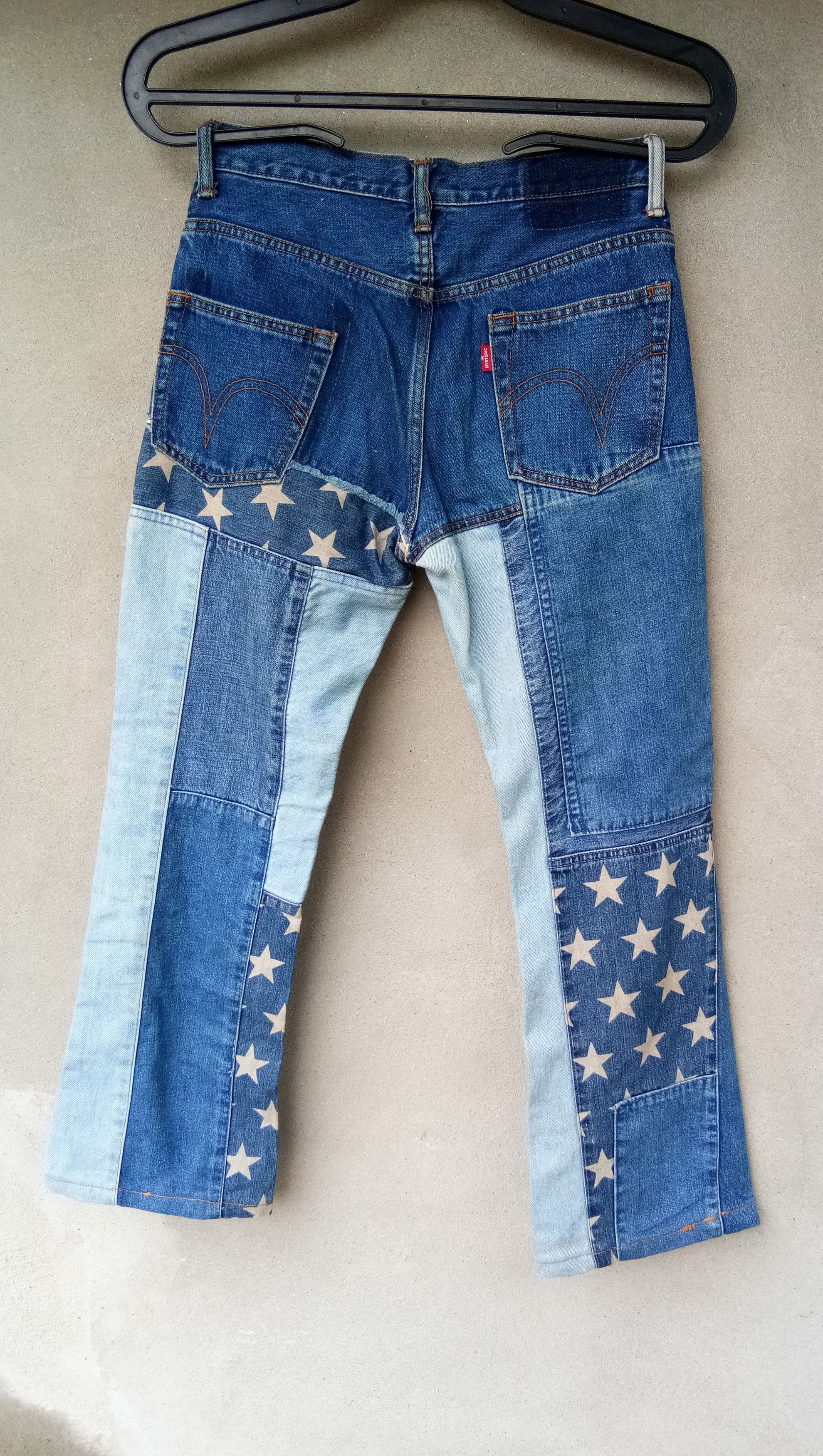Hysteric Glamour Star Design Patchwork Denim Jeans by Hysteric Glamour Size US 28 / EU 44 - 10 Thumbnail