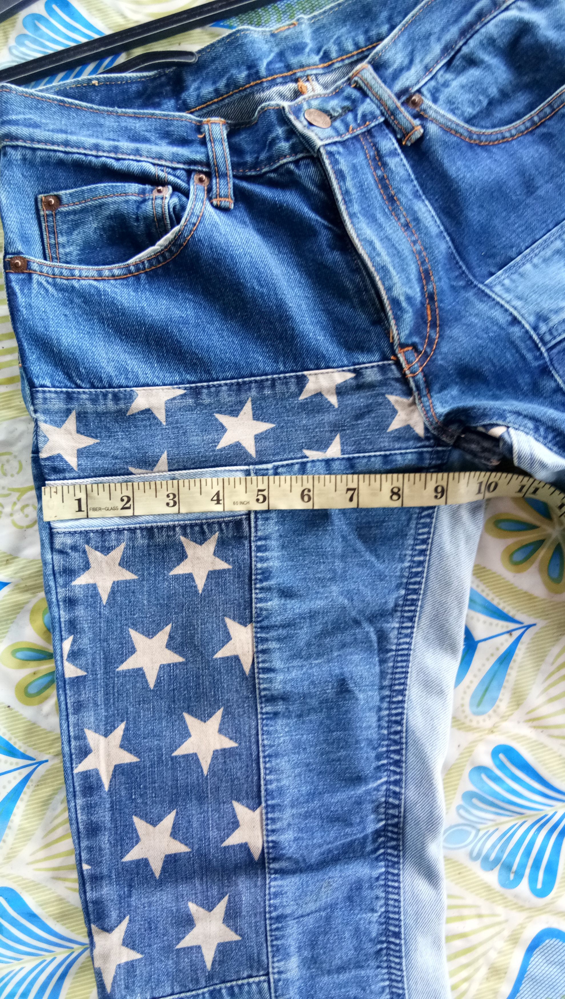 Hysteric Glamour Star Design Patchwork Denim Jeans by Hysteric Glamour Size US 28 / EU 44 - 11 Thumbnail