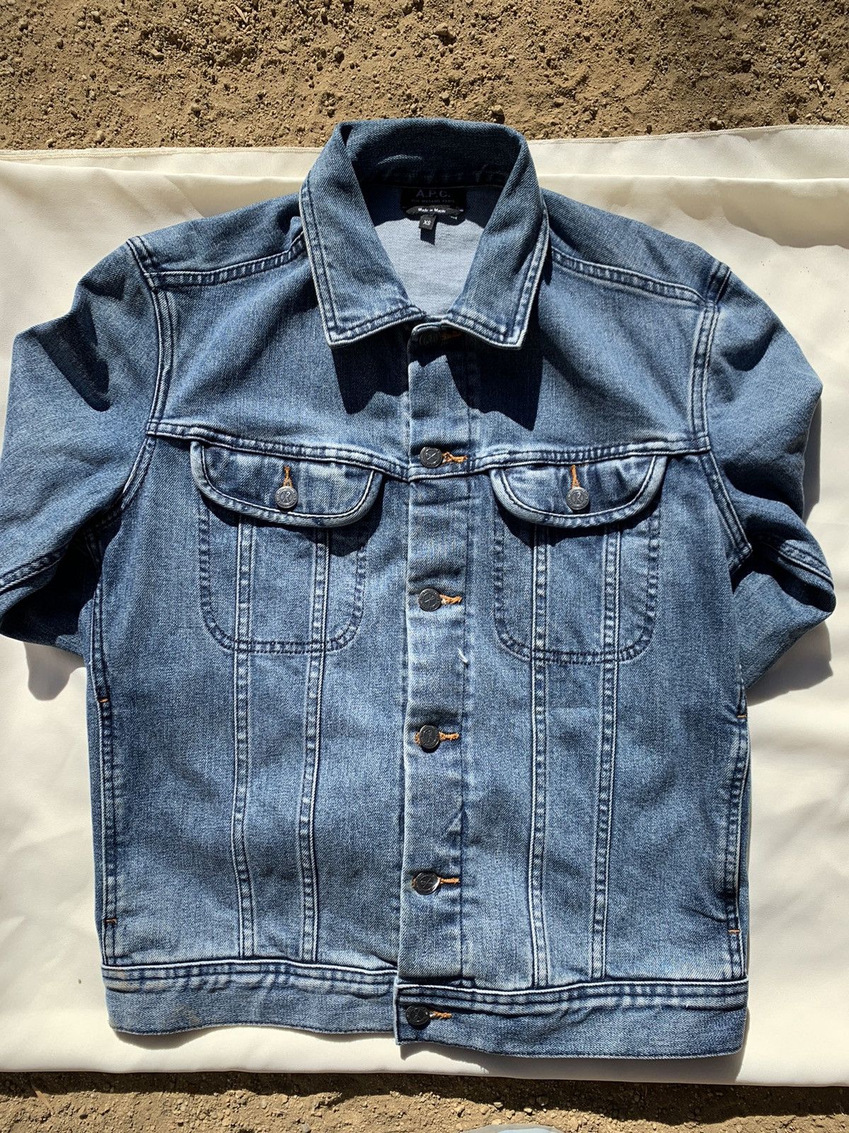 A.P.C. - 12.75oz Stone Washed Denim Jacket